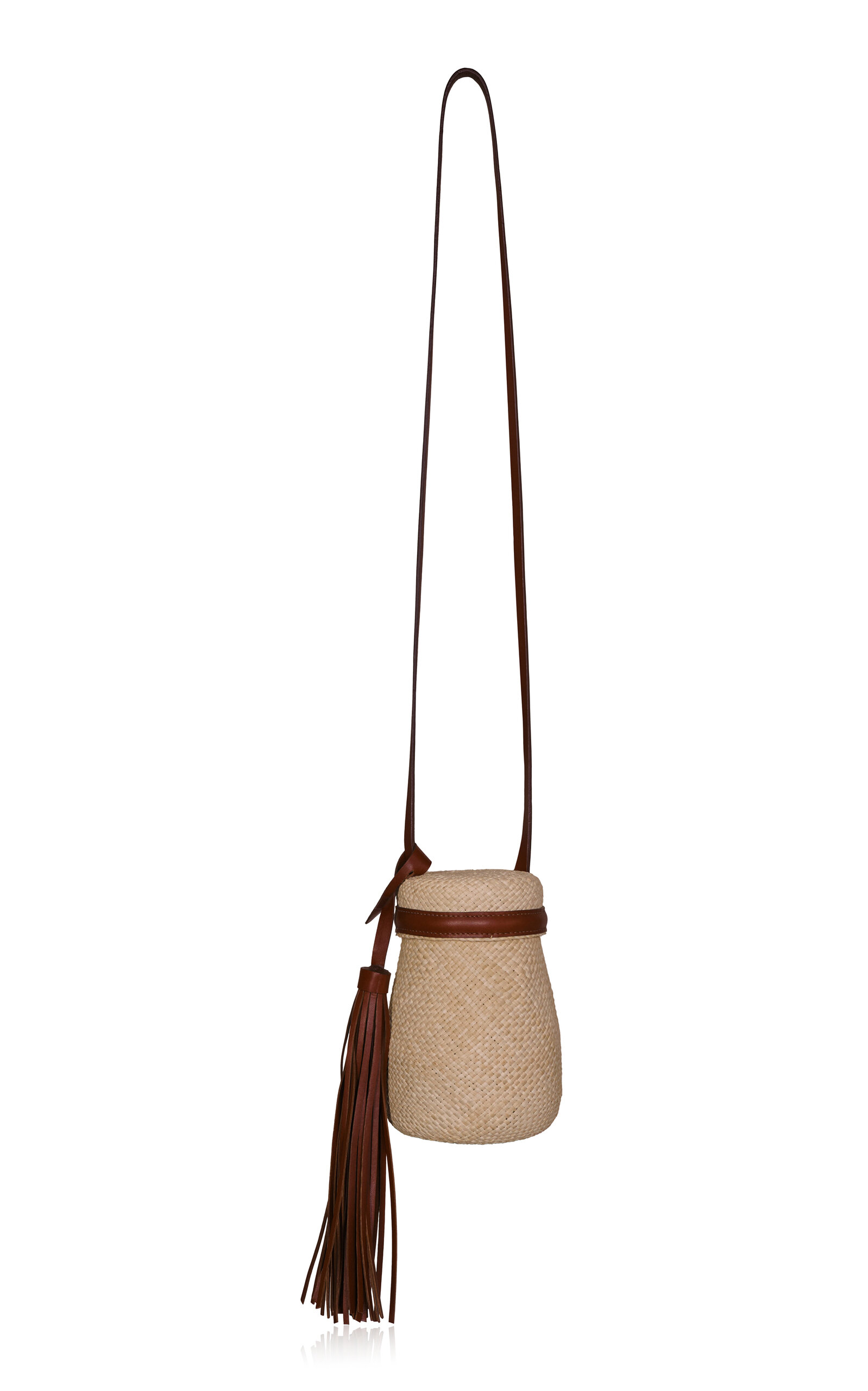 Johanna Ortiz The Provider Palm and Leather Mochila Bag