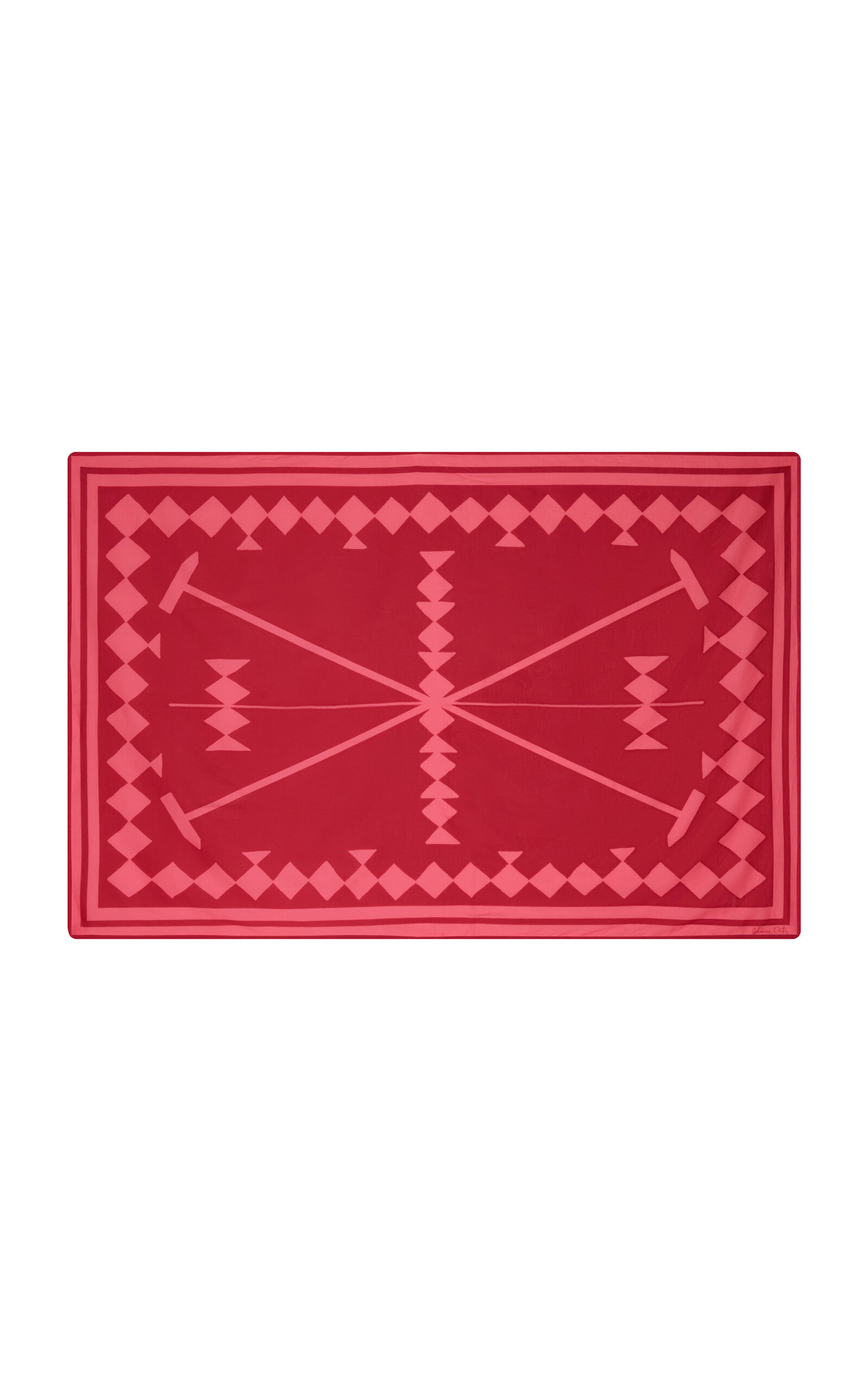 JOHANNA ORTIZ POLO RHOMBS COTTON PAREO