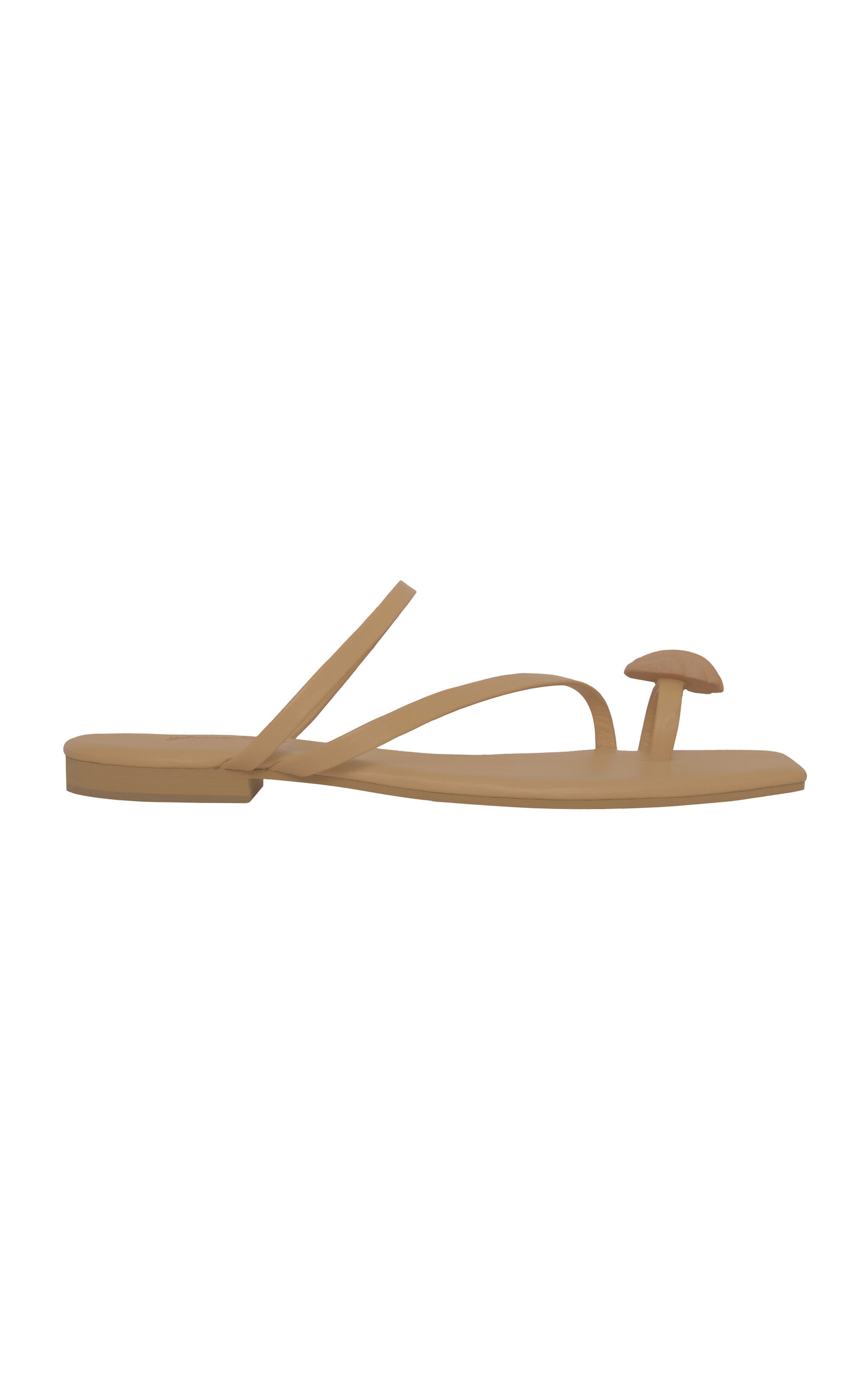 Johanna Ortiz Camino De Las Almas Leather Sandals In Neutral