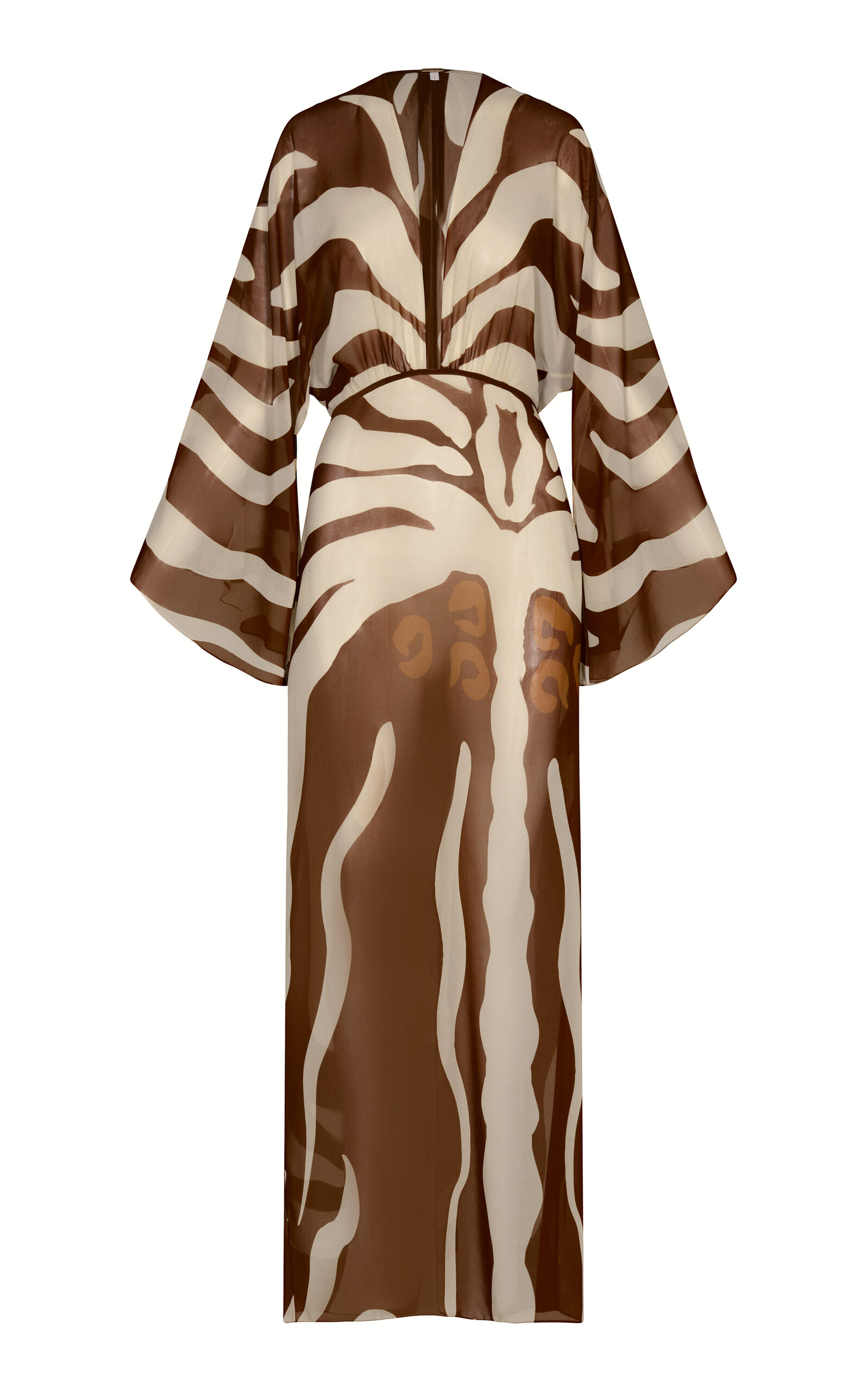 Johanna Ortiz Spiritual Healers Georgette Maxi Dress In Multi