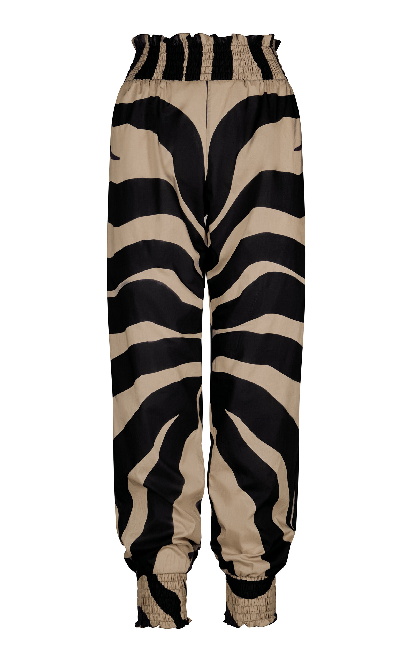 Johanna Ortiz Be In Peace Shirred Cotton Pants - Multi