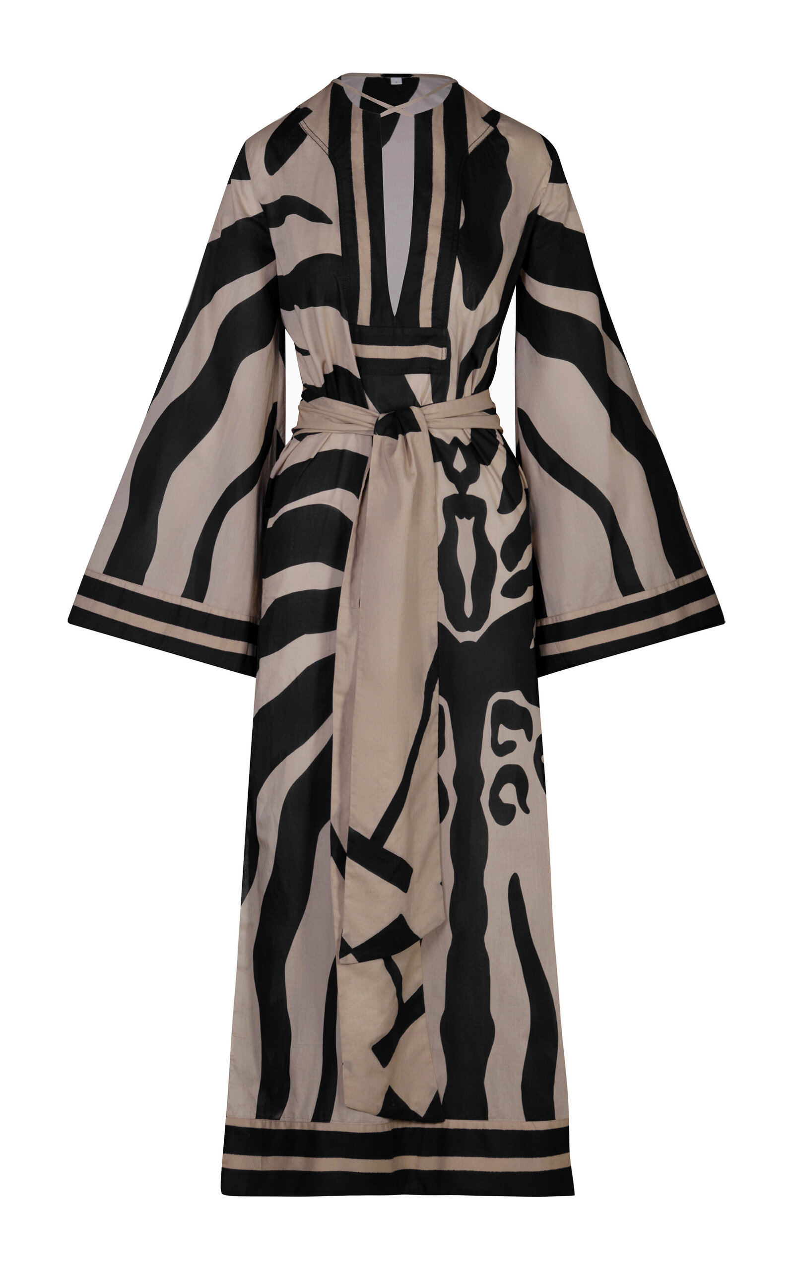 Johanna Ortiz Cruiser Cotton Tunic Midi Dress In Multi