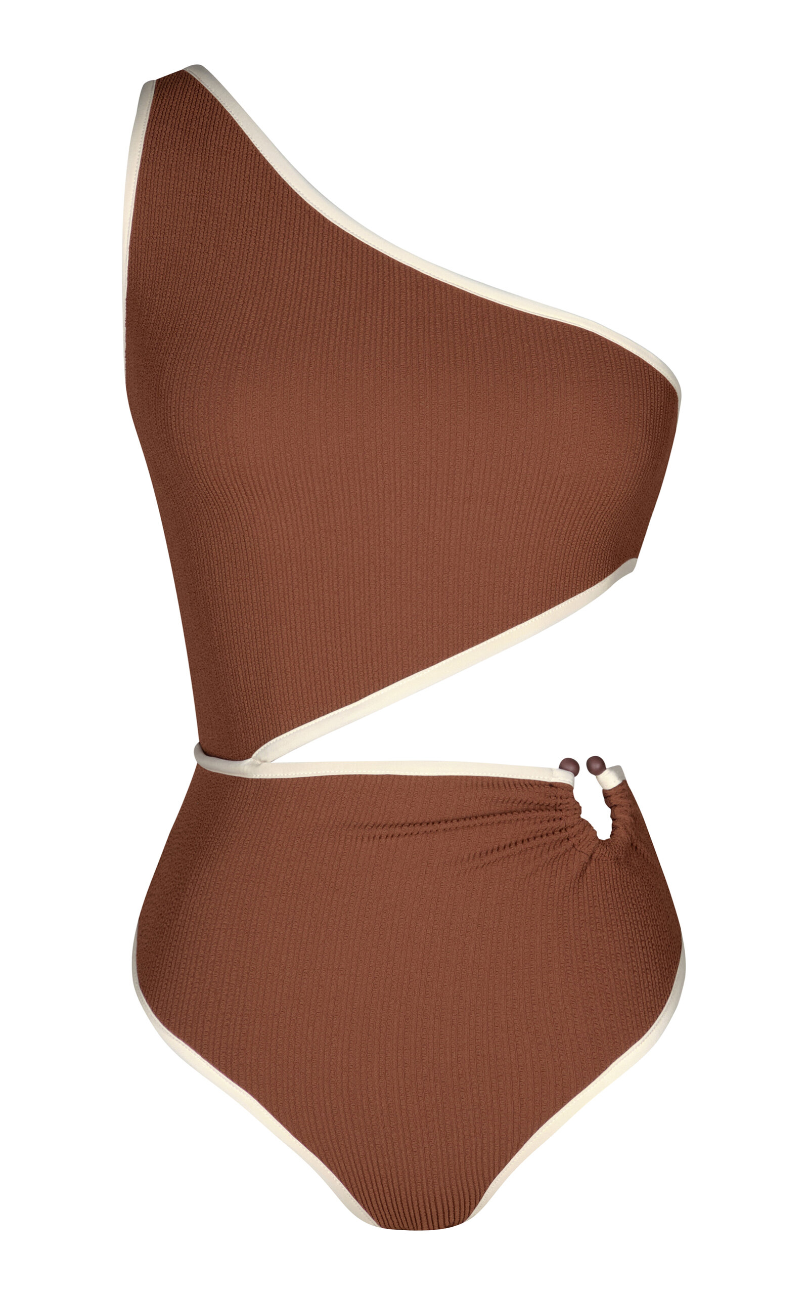 Johanna Ortiz Del Mar Asymmetric Cutout One-piece Swimsuit In Multi
