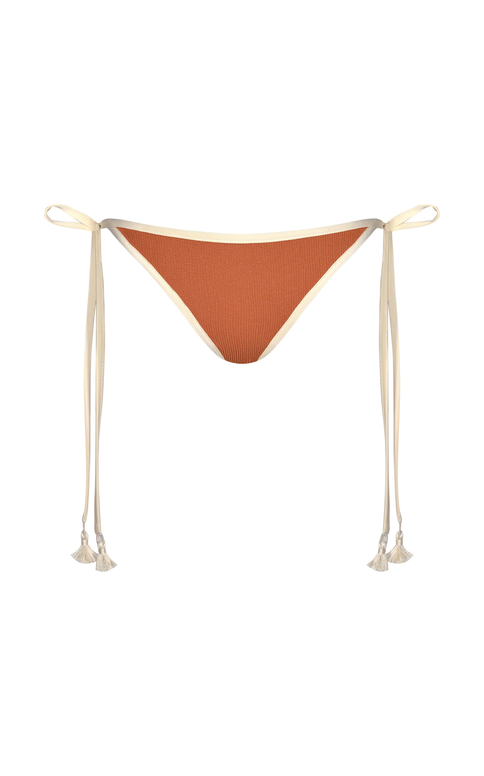 Johanna Ortiz Spiritual Retreat Bikini Bottom In Tan