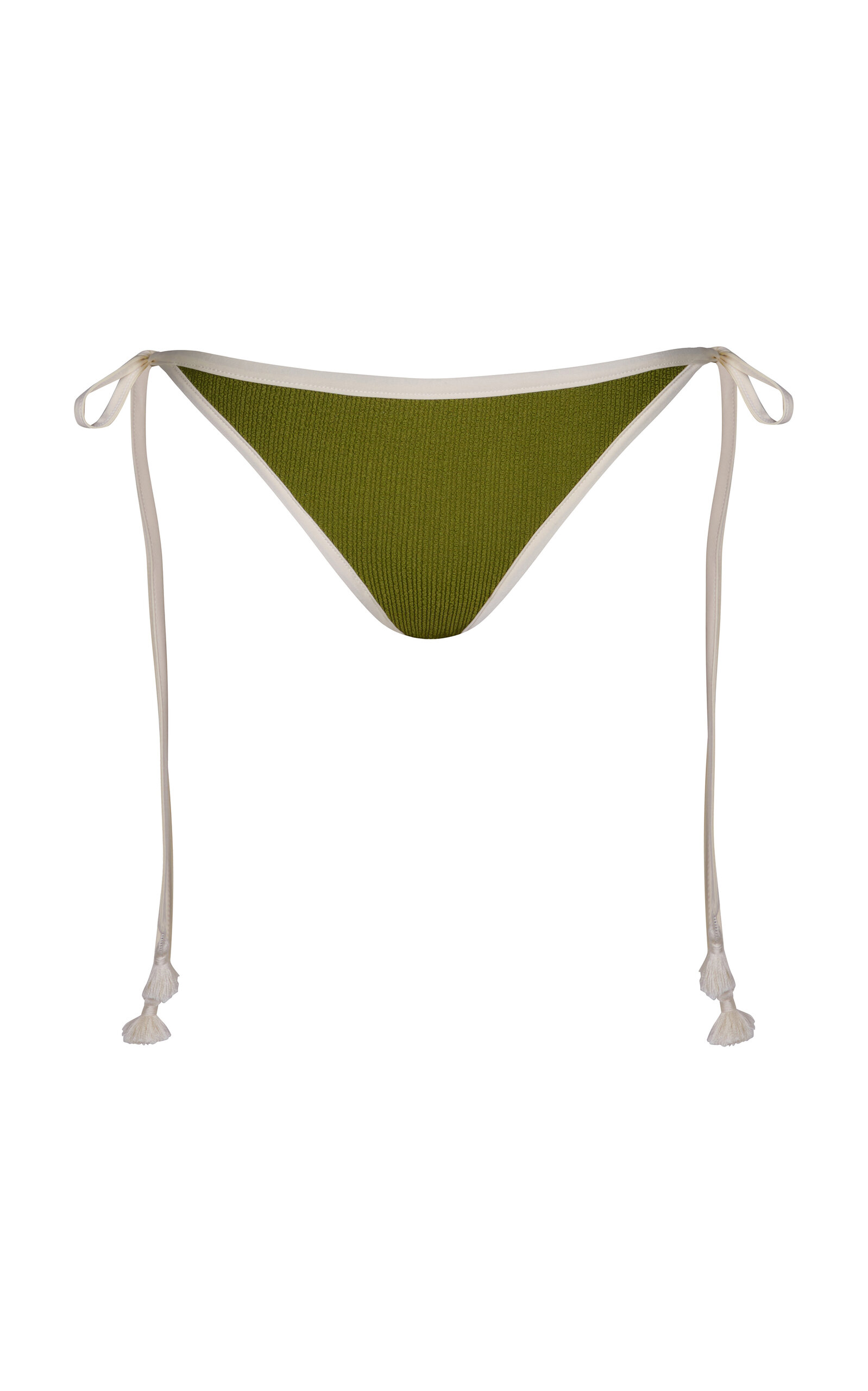 Johanna Ortiz Spiritual Retreat Bikini Bottom In Green