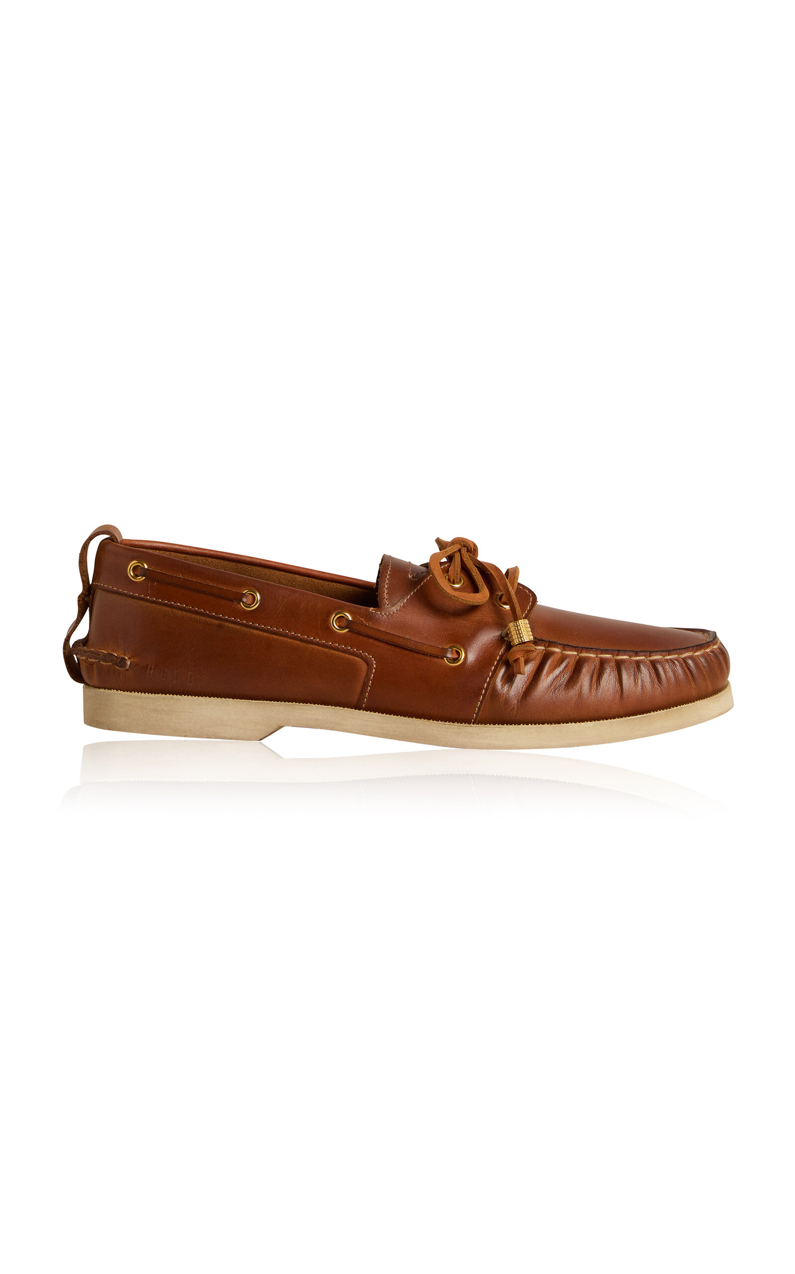 GOLDEN GOOSE BOAT LEATHER LOAFERS