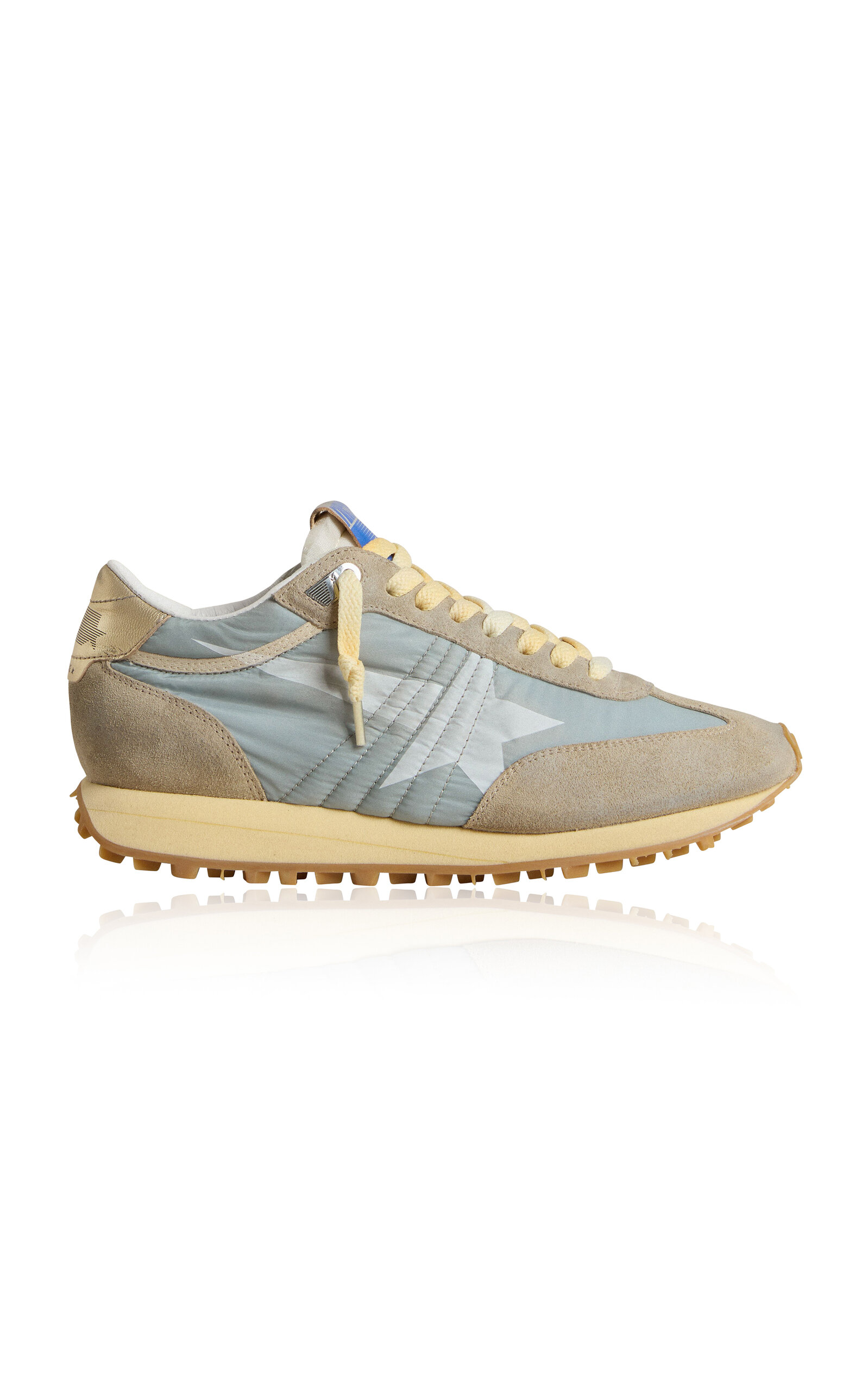Shop Golden Goose Running Marathon Nylon Sneaker In Blue