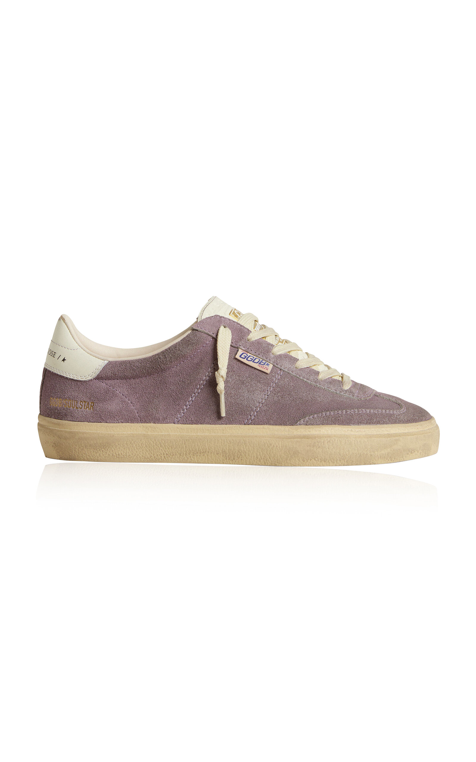 Golden Goose Soul-star Suede Sneakers In Purple