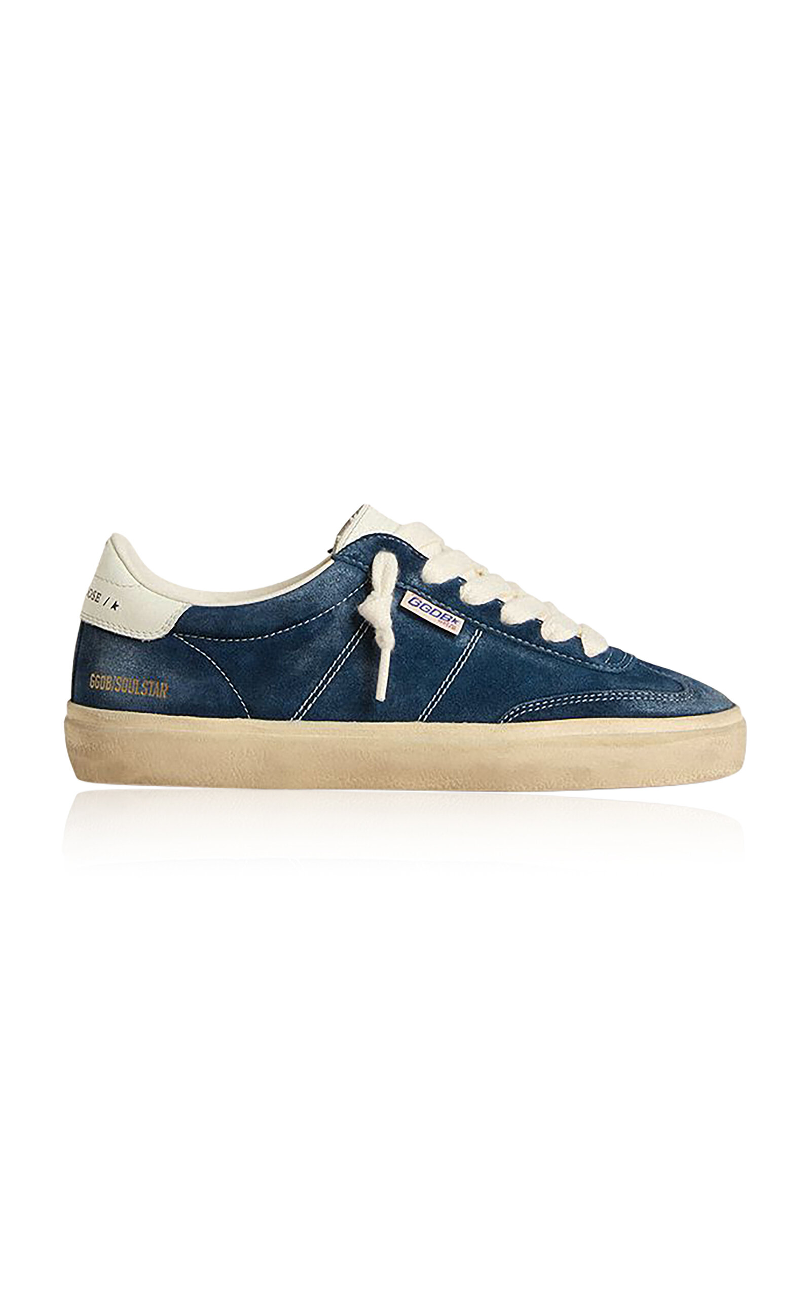 Golden Goose Soul-star Suede Sneakers In Blue