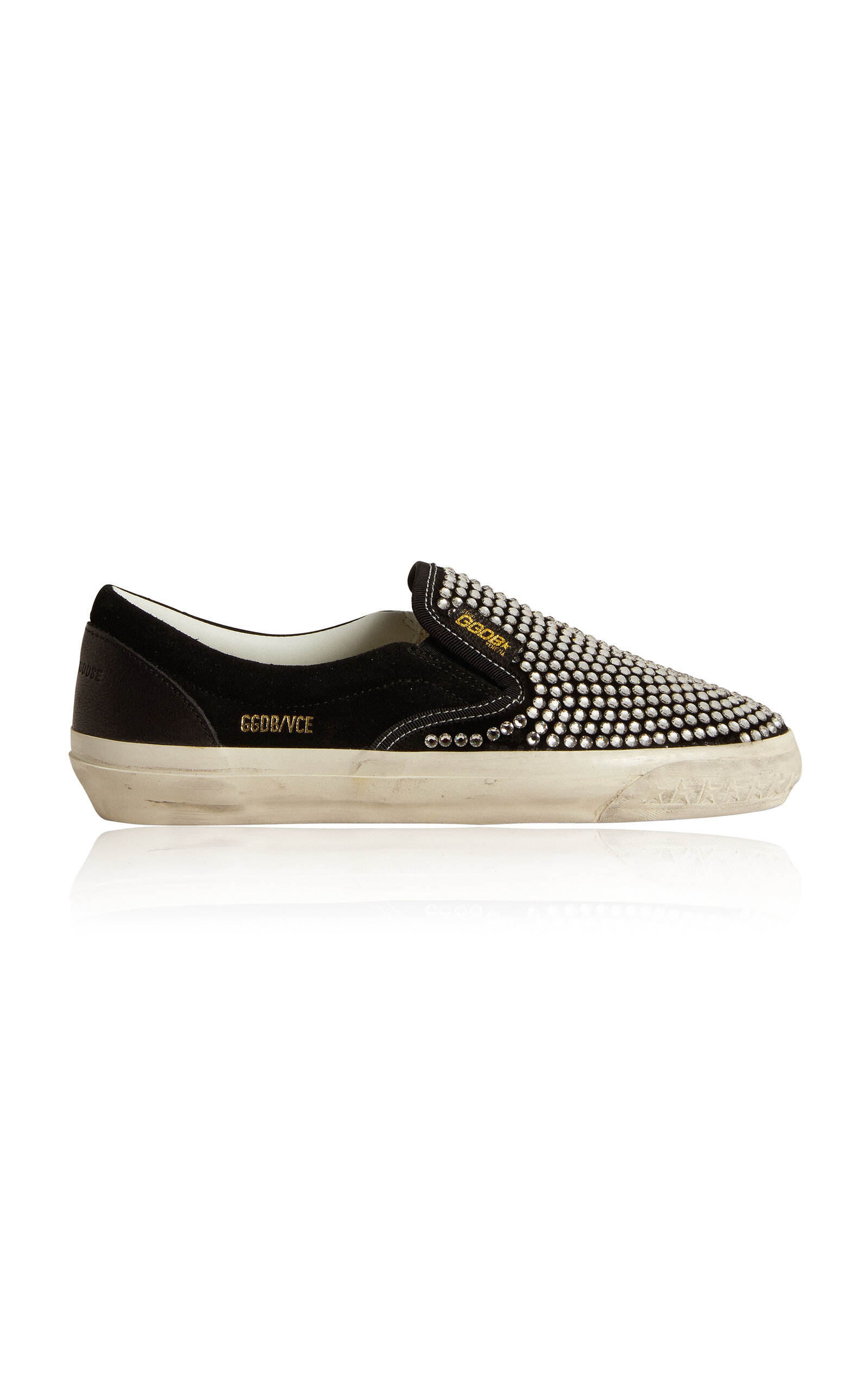 Golden Goose Suede Upper Sneakers In Black