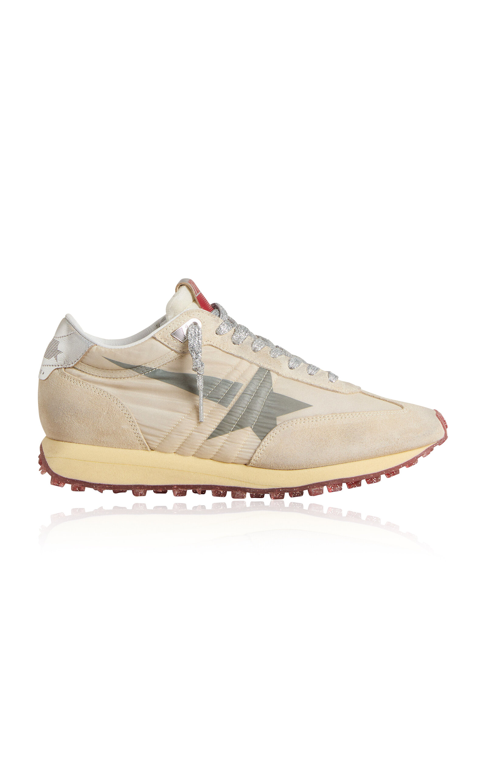 Shop Golden Goose Running Marathon Nylon Sneaker In White