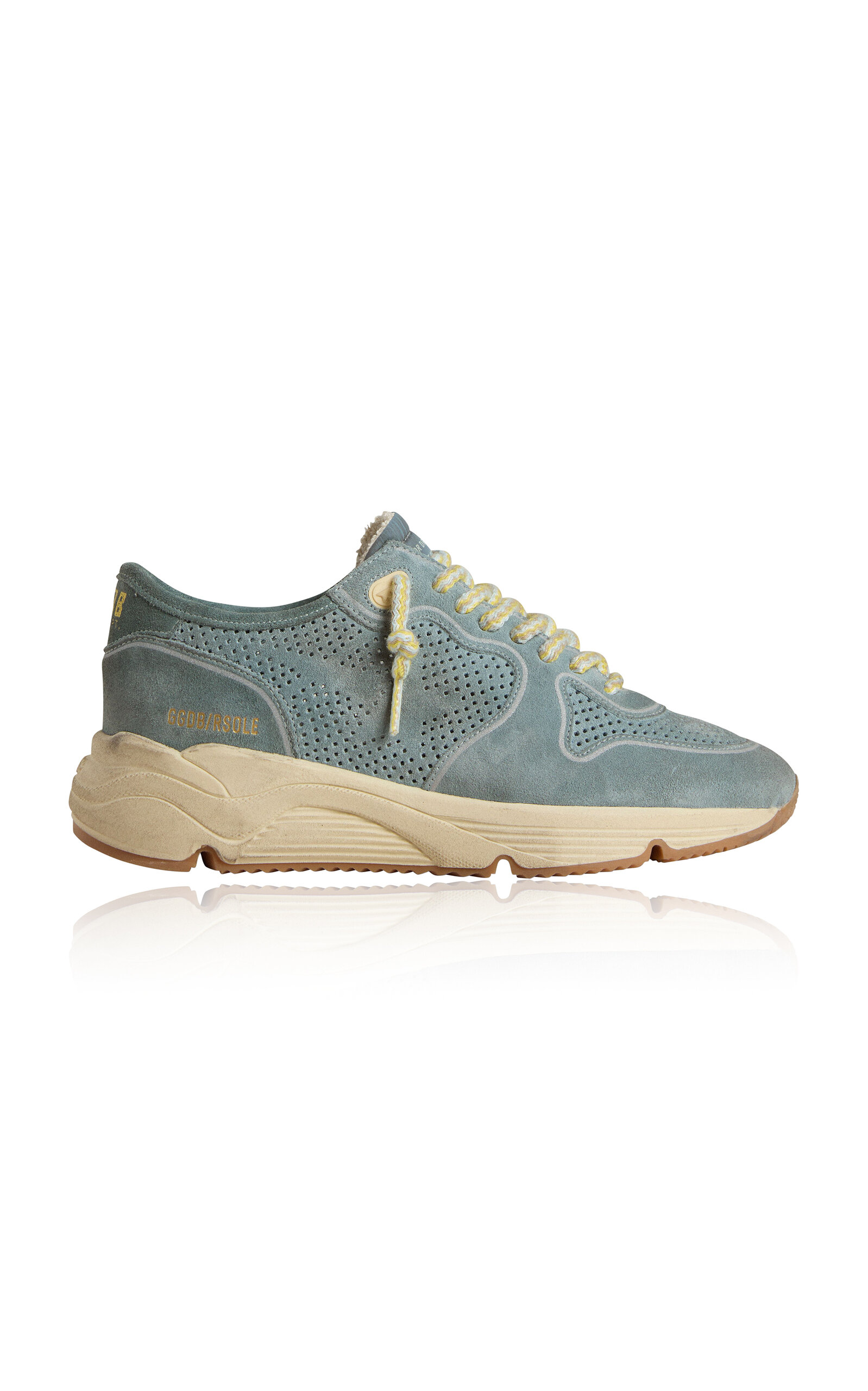 Golden Goose Running Sole Nylon Sneaker In Blue