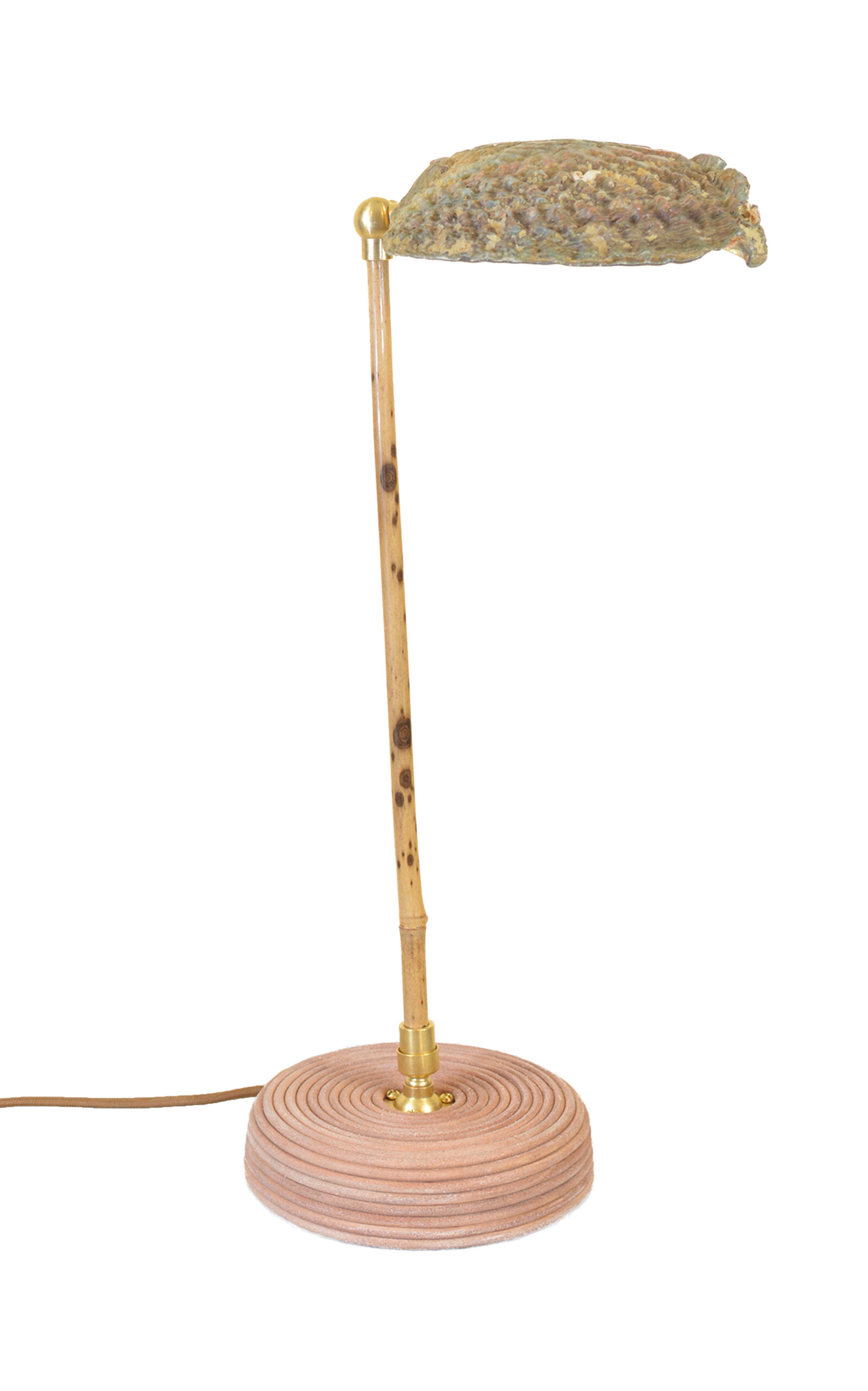 Tennant New York Savona Bamboo Task Lamp - Khaki