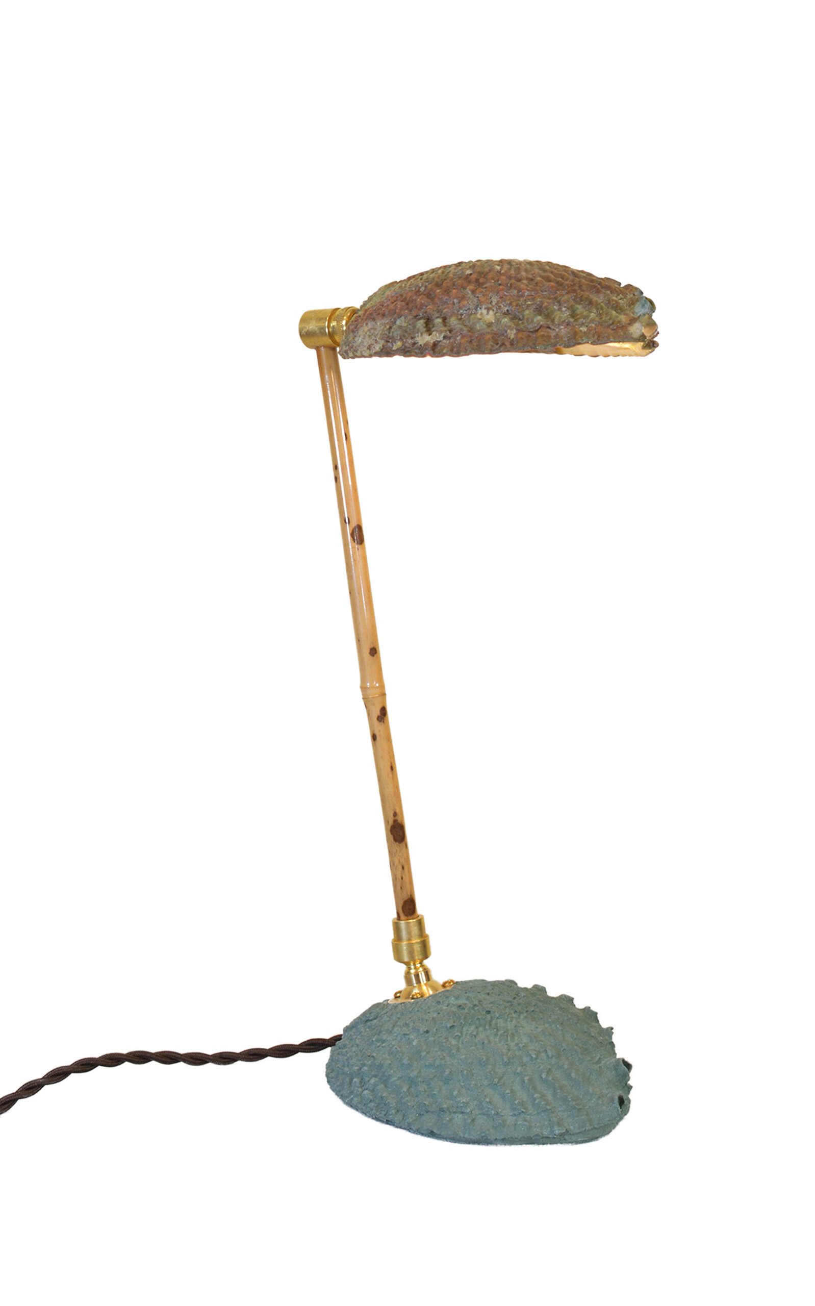 Tennant New York Ospedaletti Bamboo Table Lamp - Turquoise