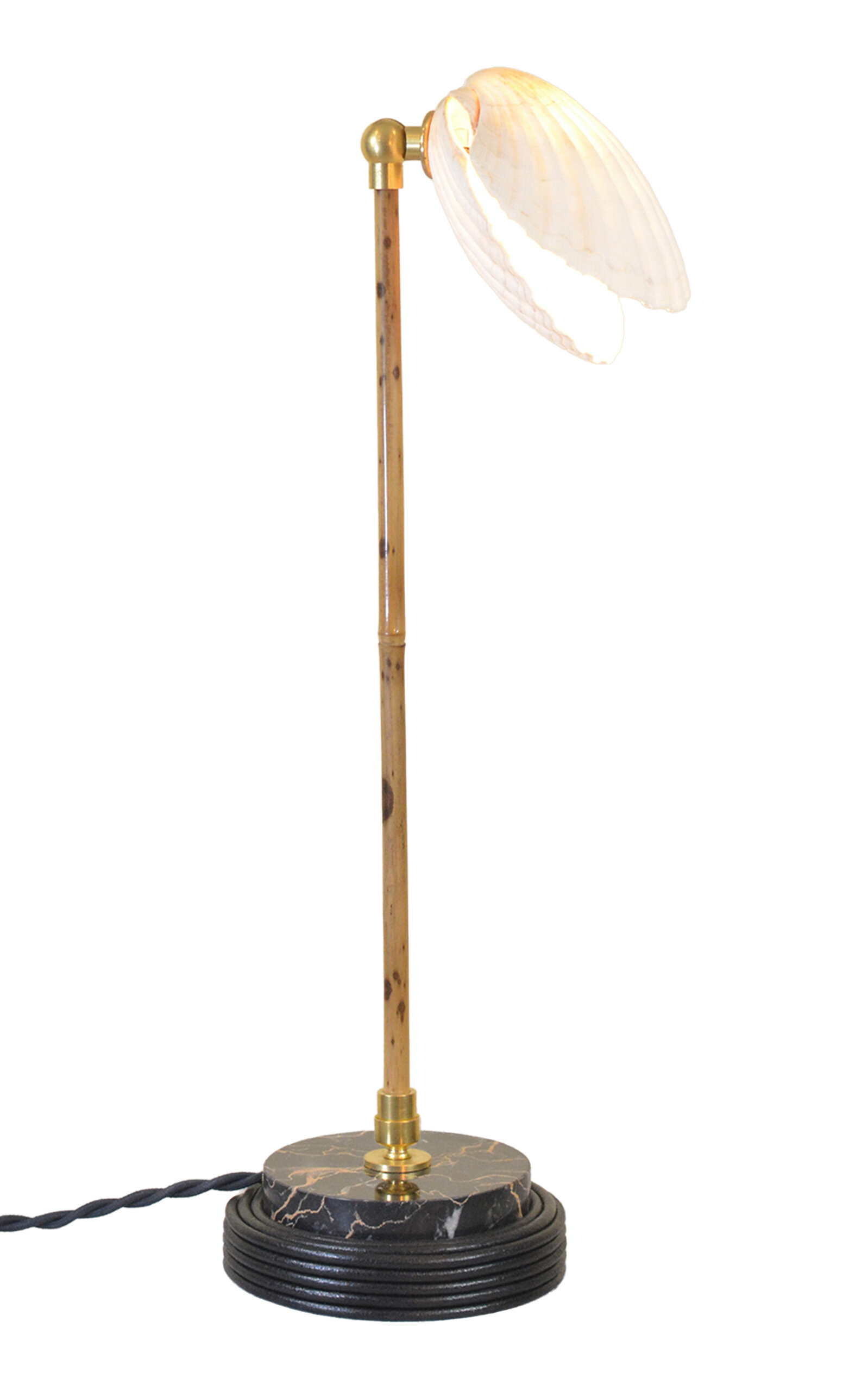 Tennant New York Sanremo Bamboo Reading Lamp - Black/white