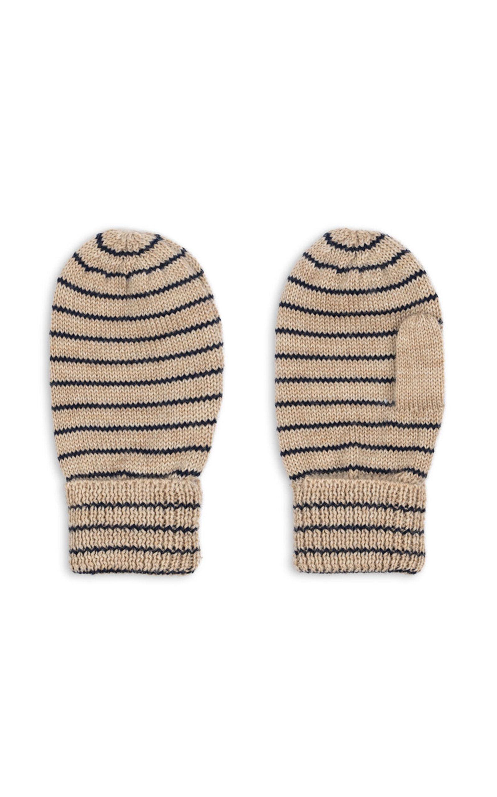 Konges Sløjd Kids' Louli Striped Wool Mittens