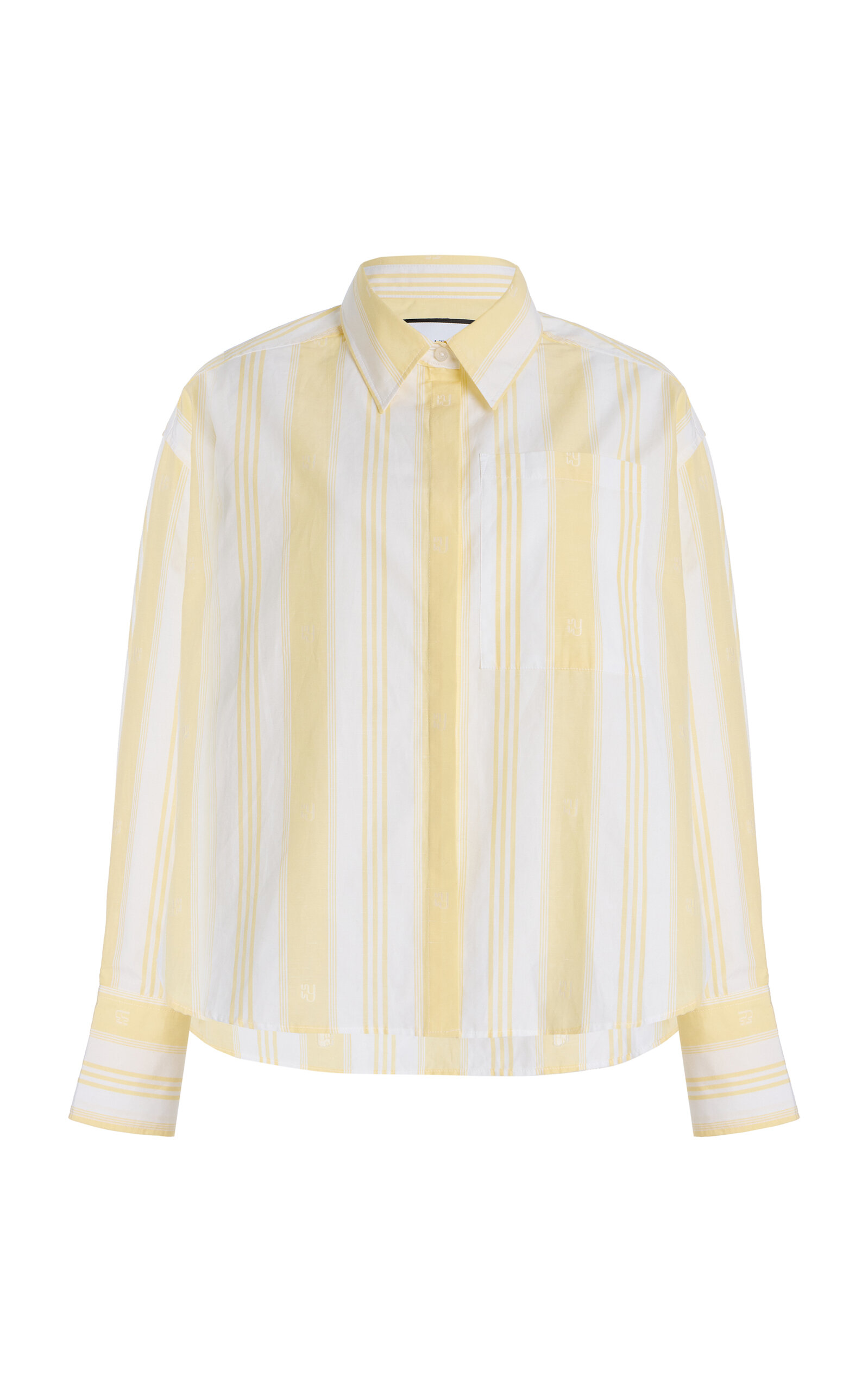 Palma Jacquard-Striped Cotton Shirt