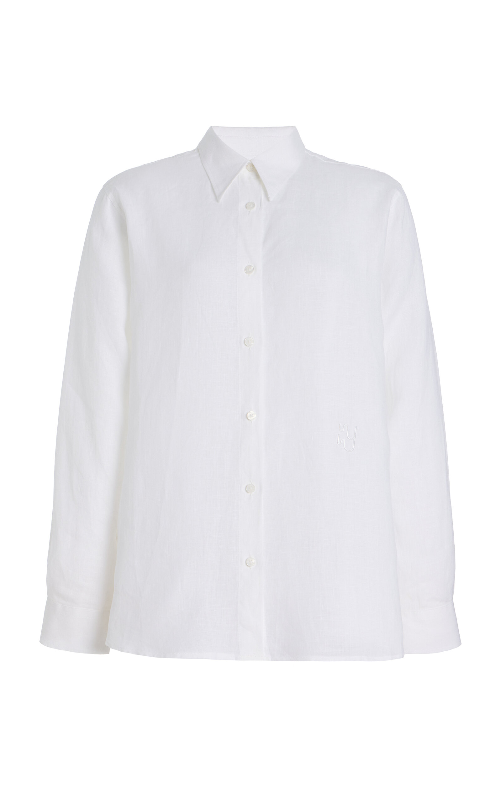 YAITTE Buoy Linen Shirt - White - Women's Clothing