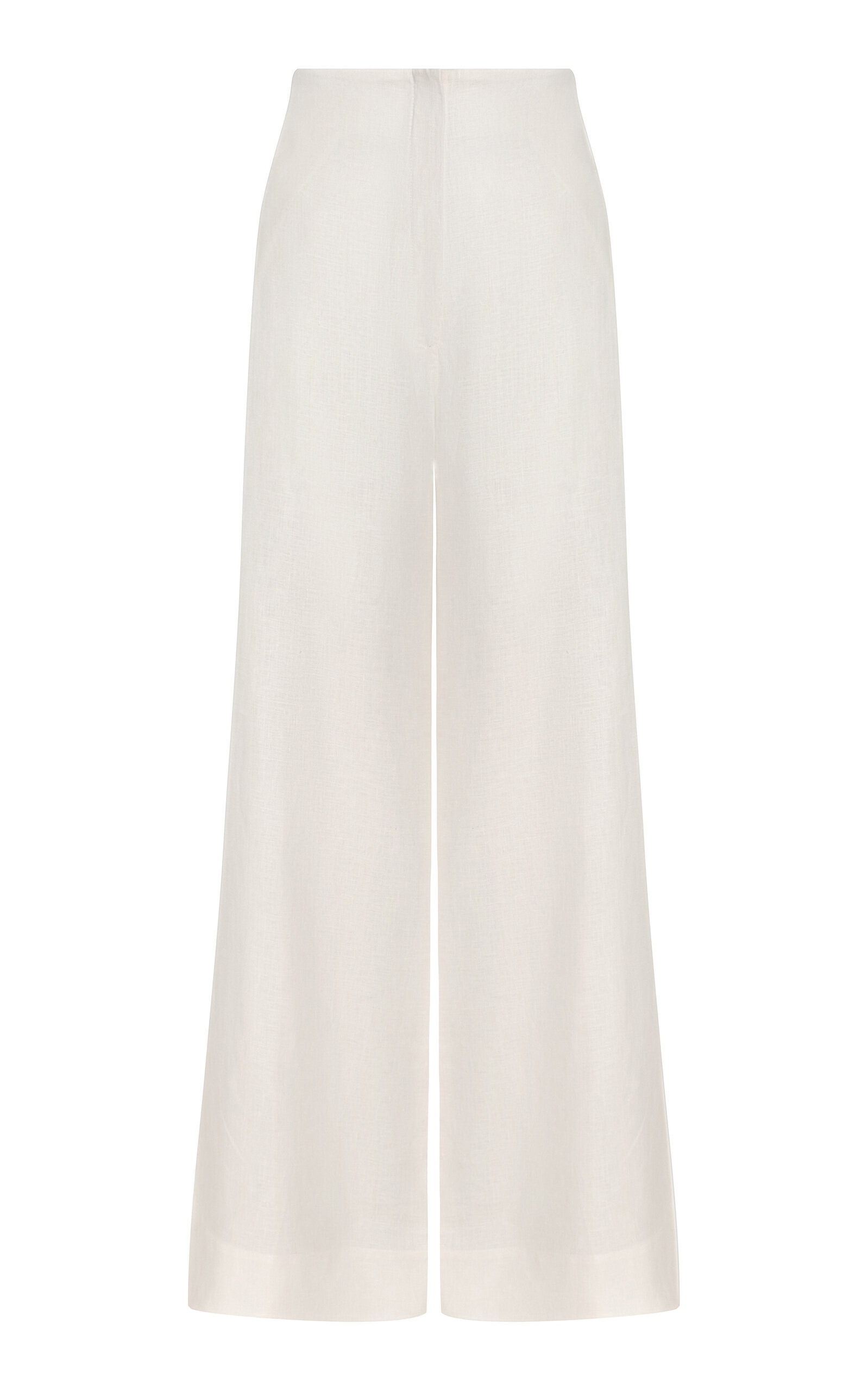 Andres Otalora Me Hablas Linen Wide-Leg Pants