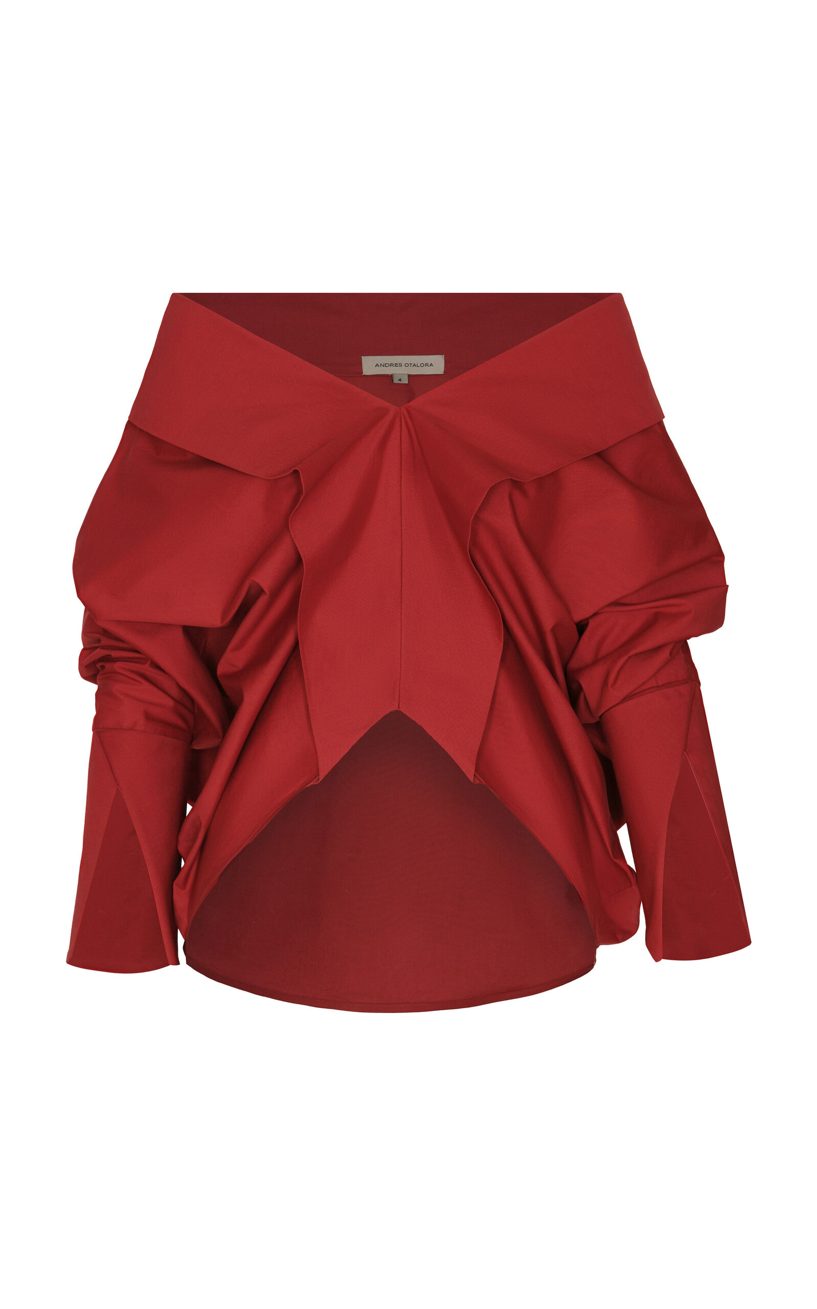 Andres Otalora Eternidad Cotton Off-The-Shoulder Top