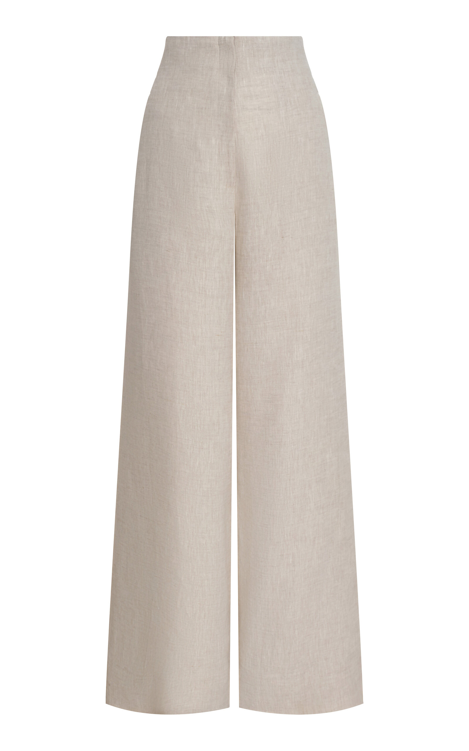 Andres Otalora Me Hablas Linen Wide-Leg Pants