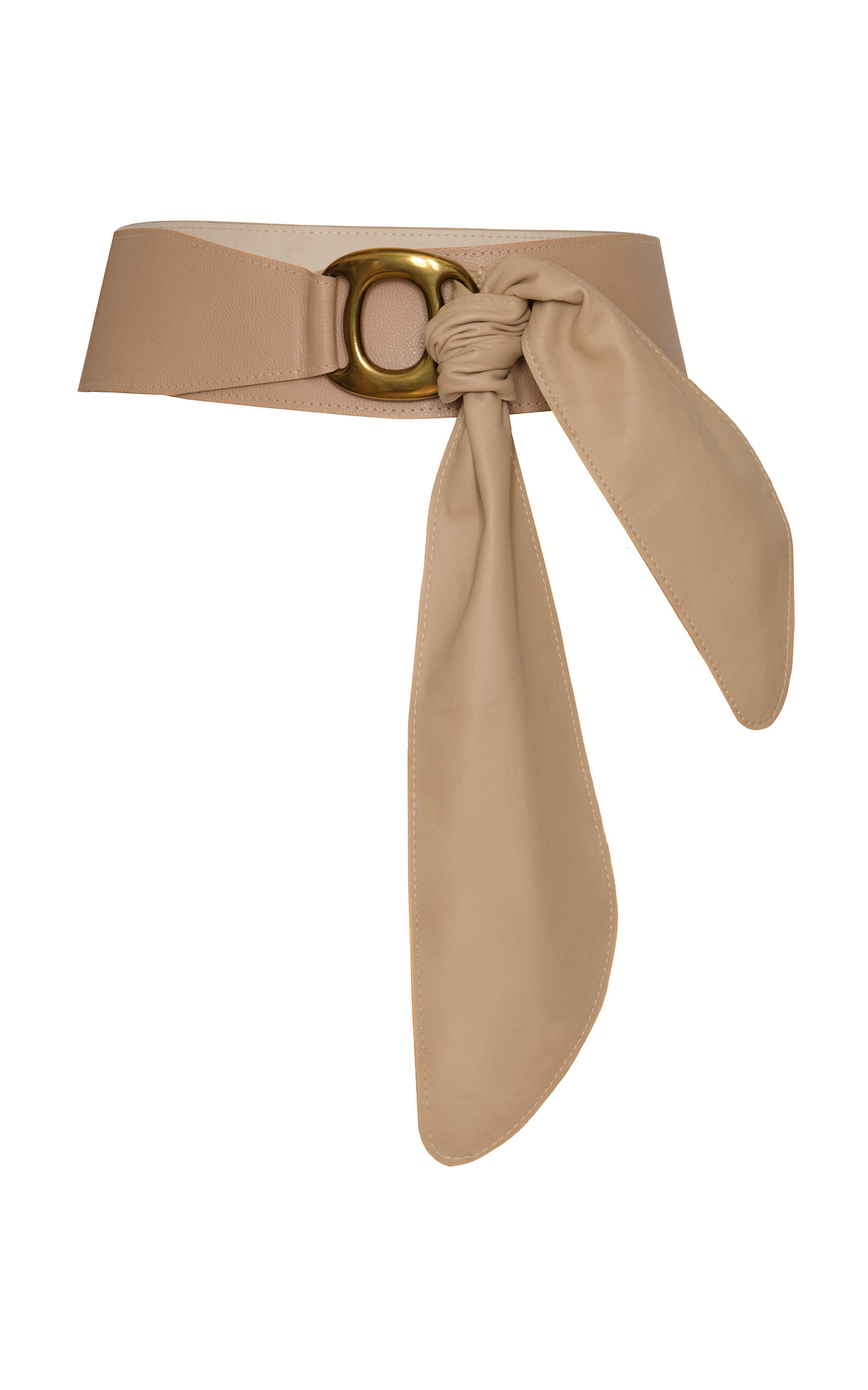 Andres Otalora Cantico Leather Belt In Neutral