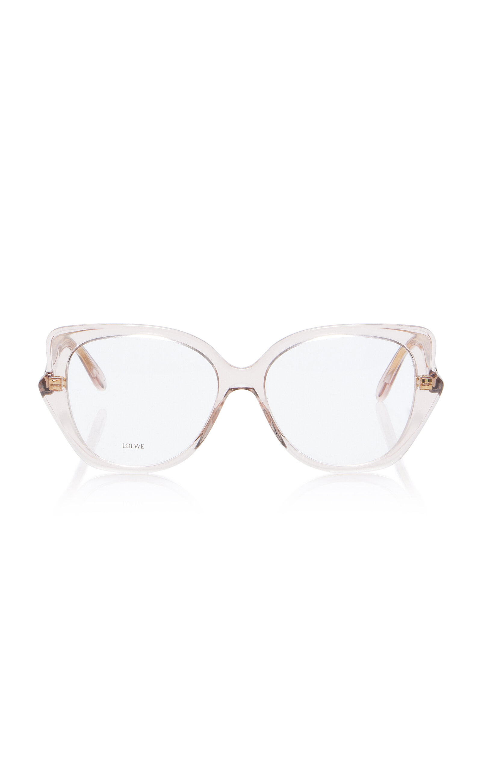 Loewe Oversized Cat-eye Acetate Glasses In Pink