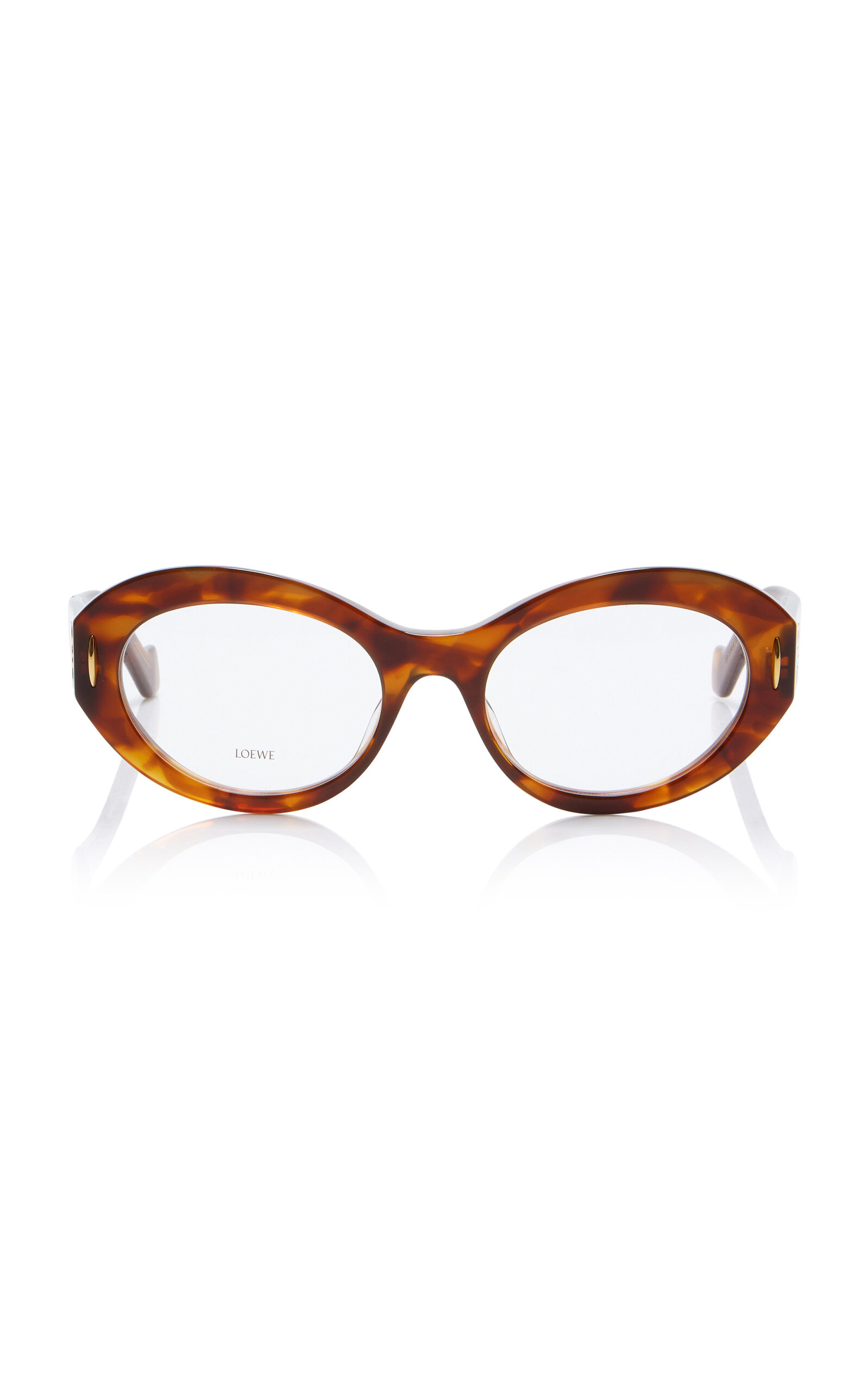 Loewe Anagram Round-Frame Acetate Glasses - Women's Accessories