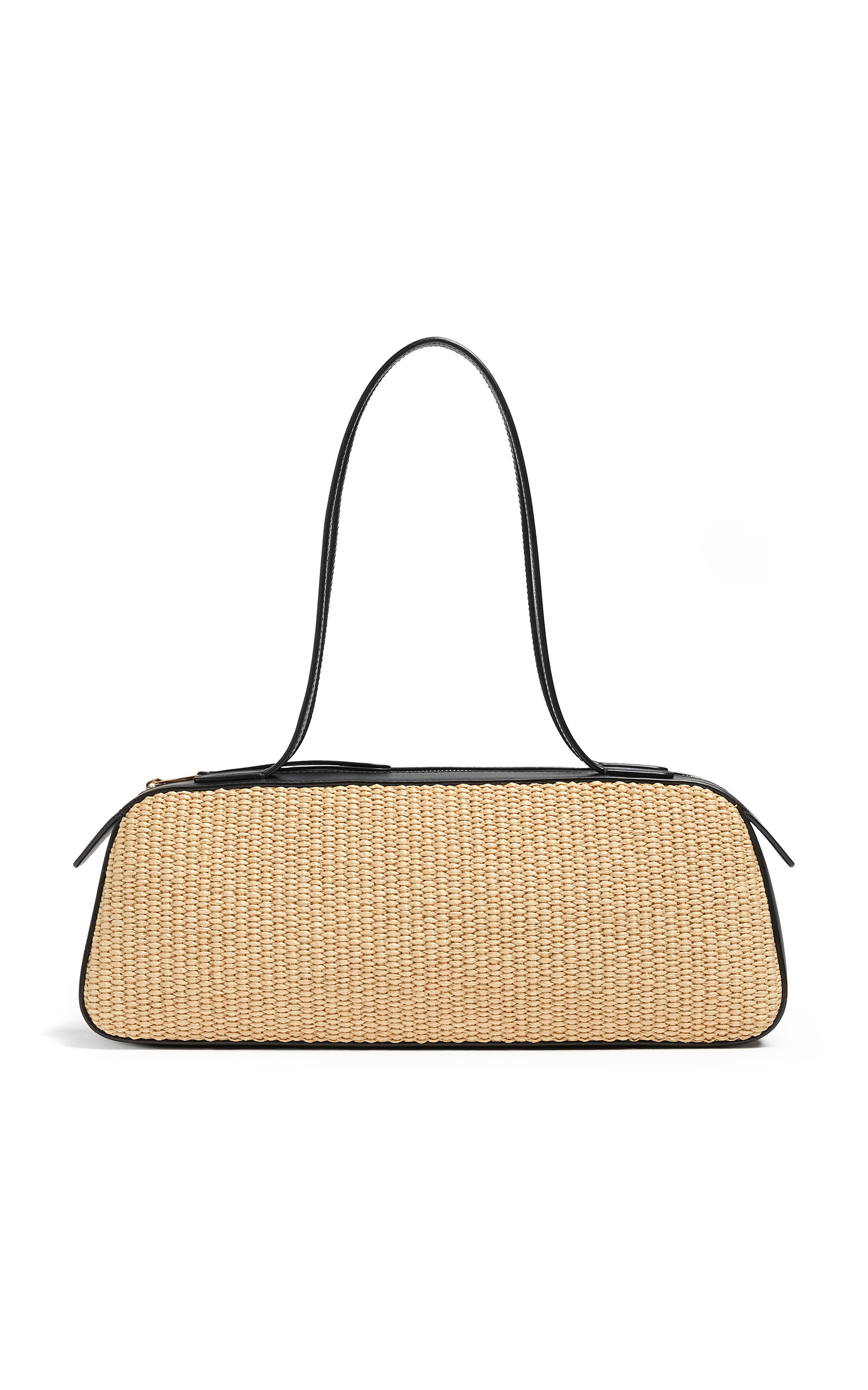 Khaite Simona Raffia Shoulder Bag - Moda Operandi