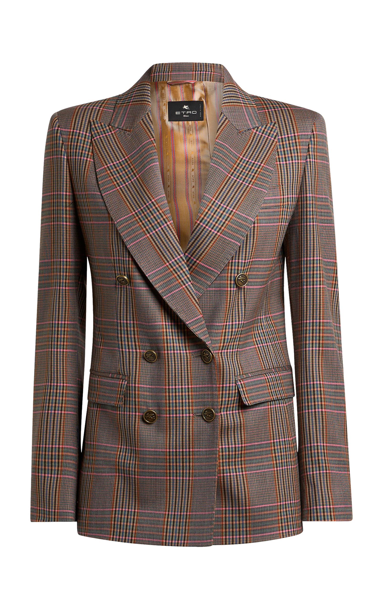 Checked Suiting Blazer