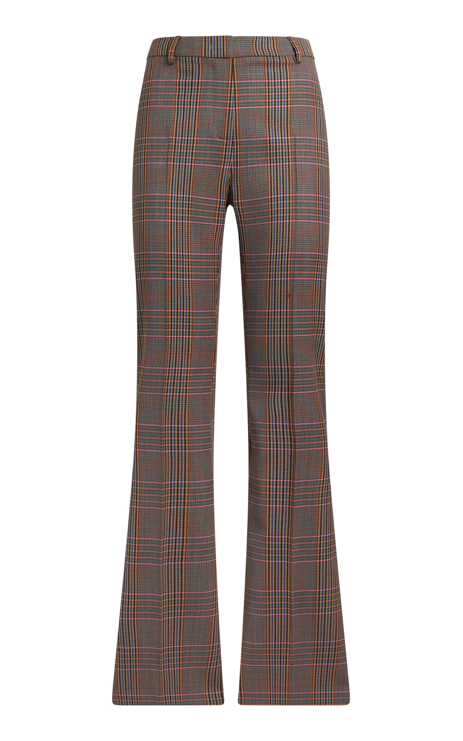 Etro Checked Suiting Straight-Leg Pants - Plaid