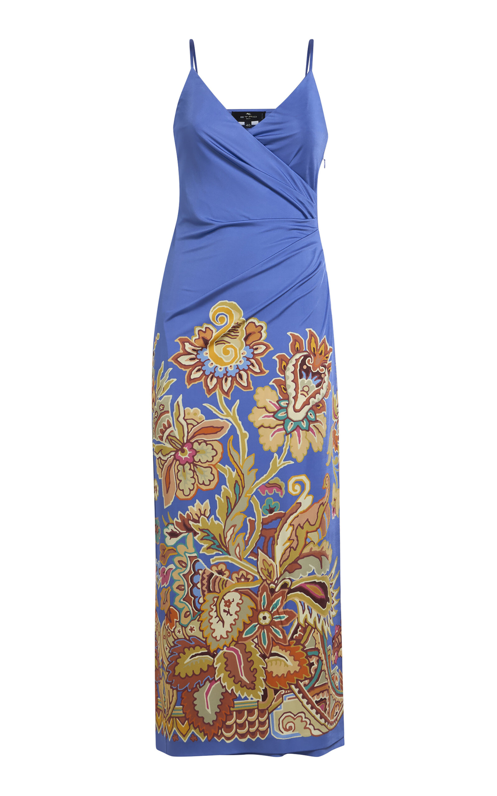 Etro Gathered Jersey Midi Dress - Women's Clothing