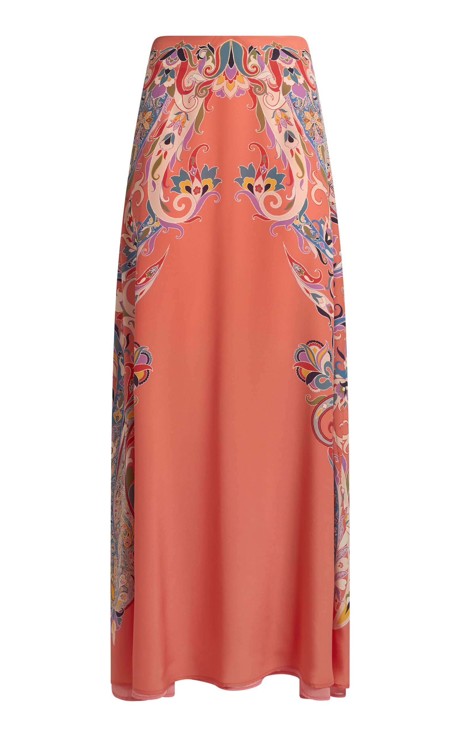 Etro Silk Maxi Skirt