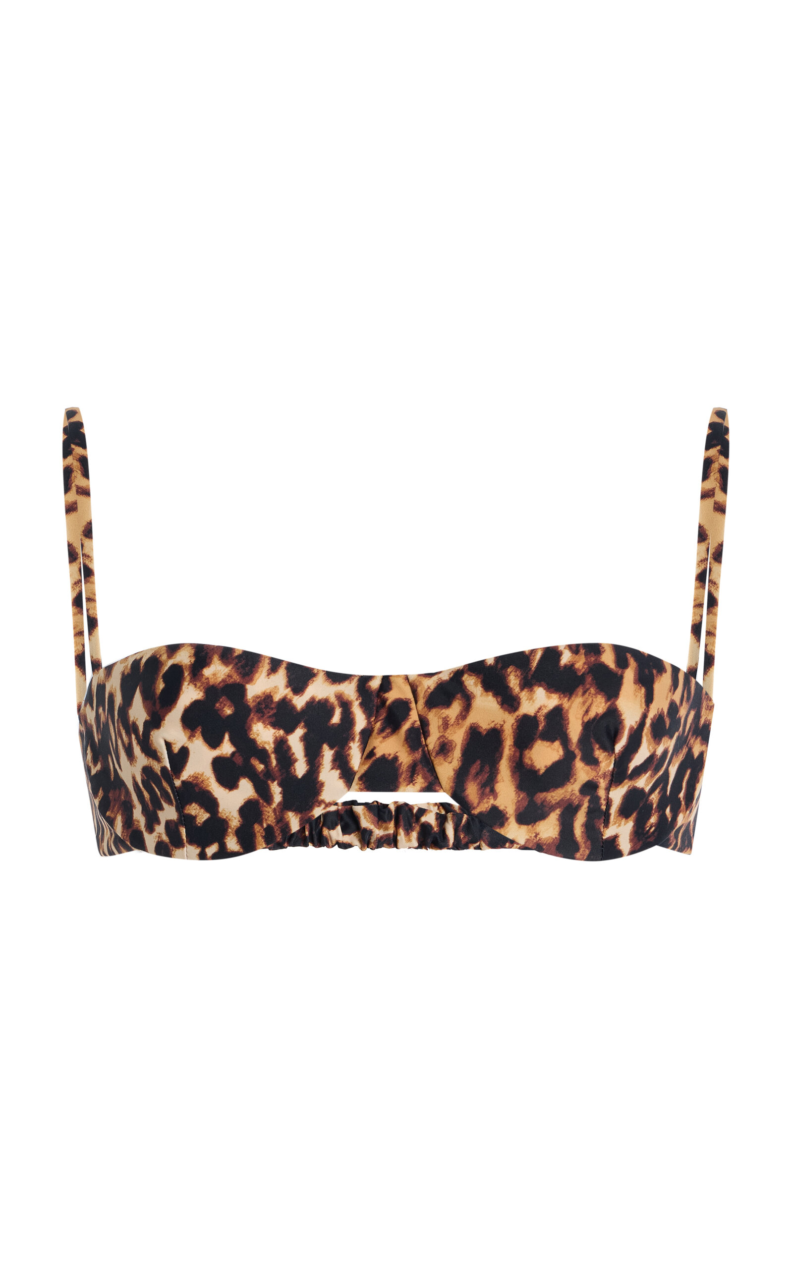 JUILLET SWIMWEAR Ingrid Leopard-Print Bikini Top