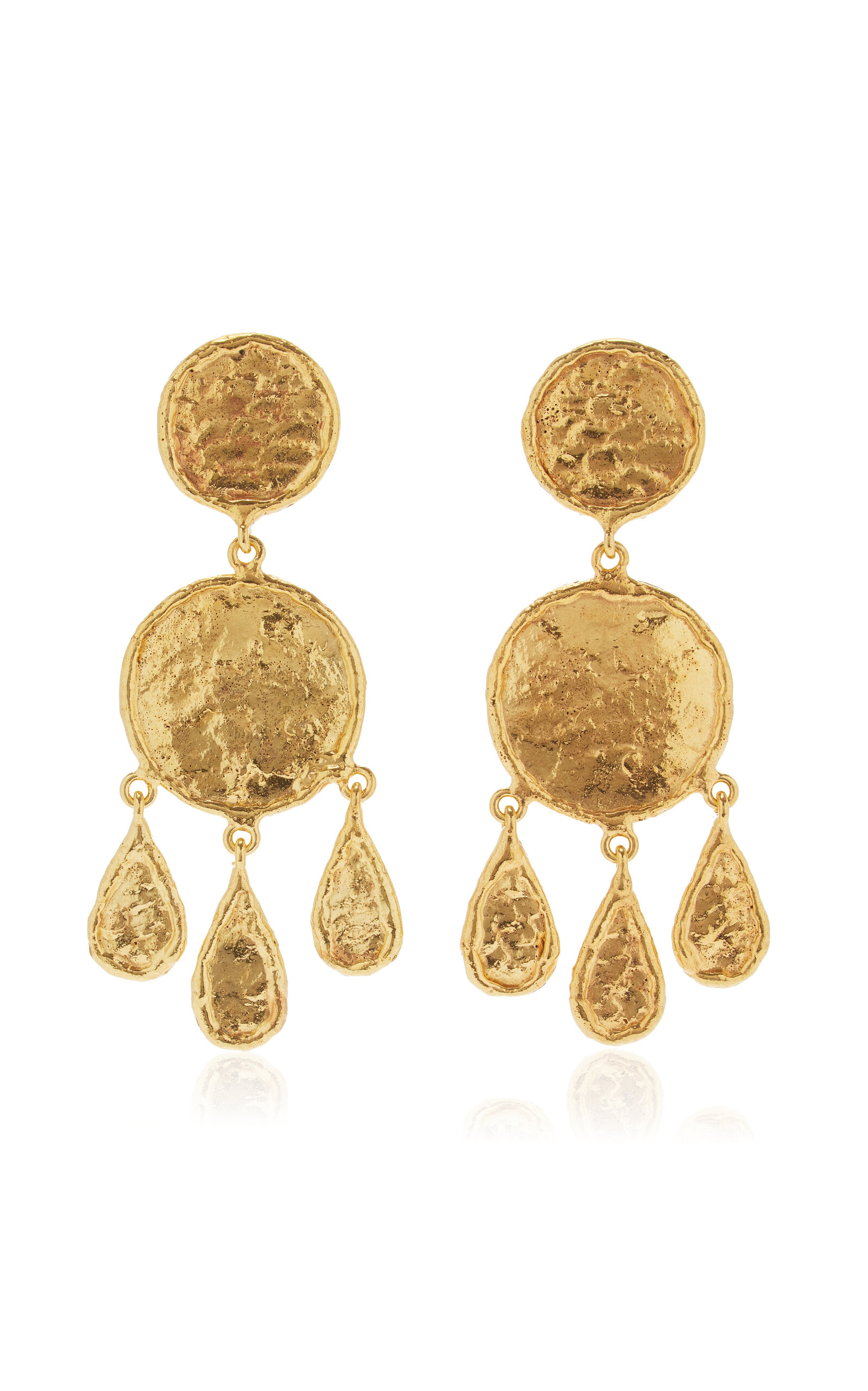 Swanee 22K Gold-Plated Earrings