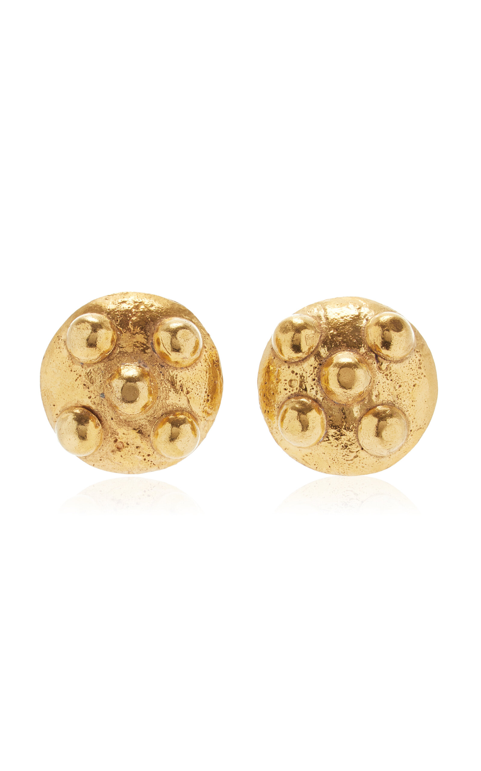 Theodora 22K Gold-Plated Earrings