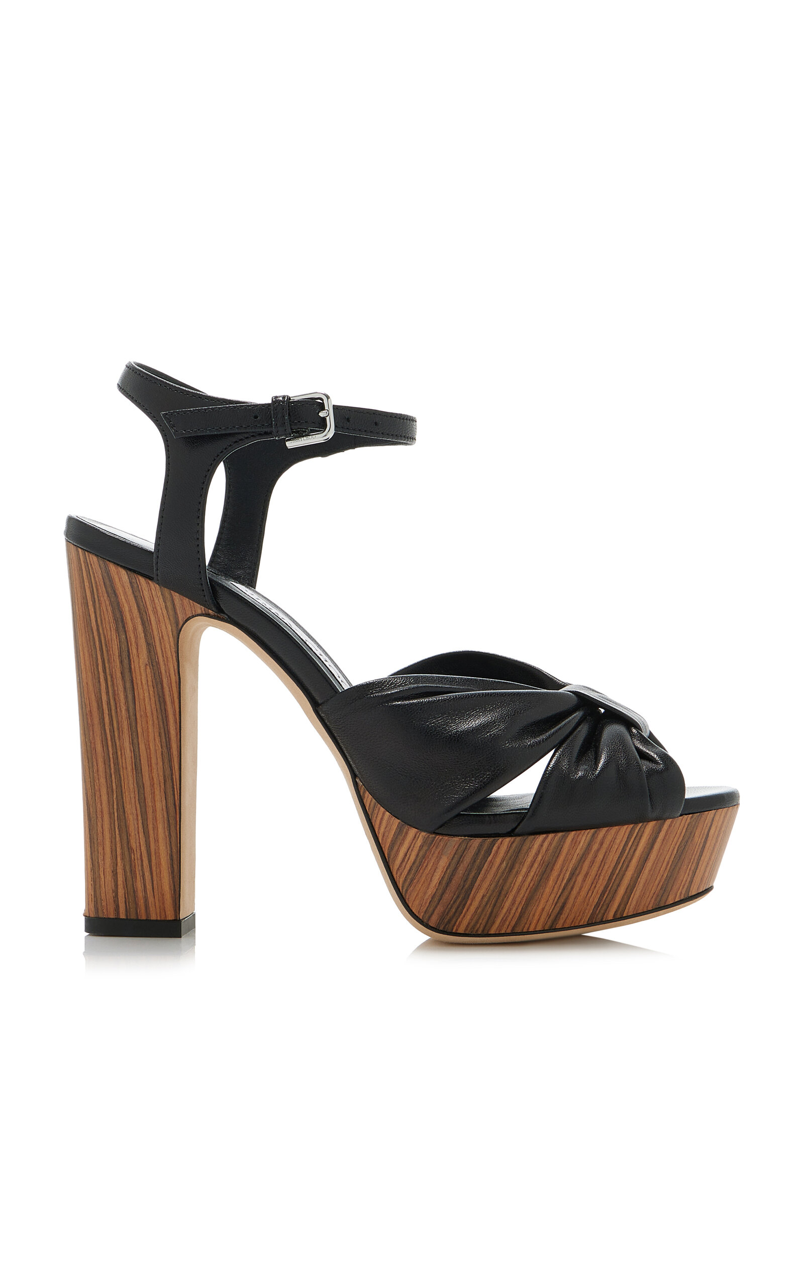 Jimmy Choo Heloise Leather Platform Sandals