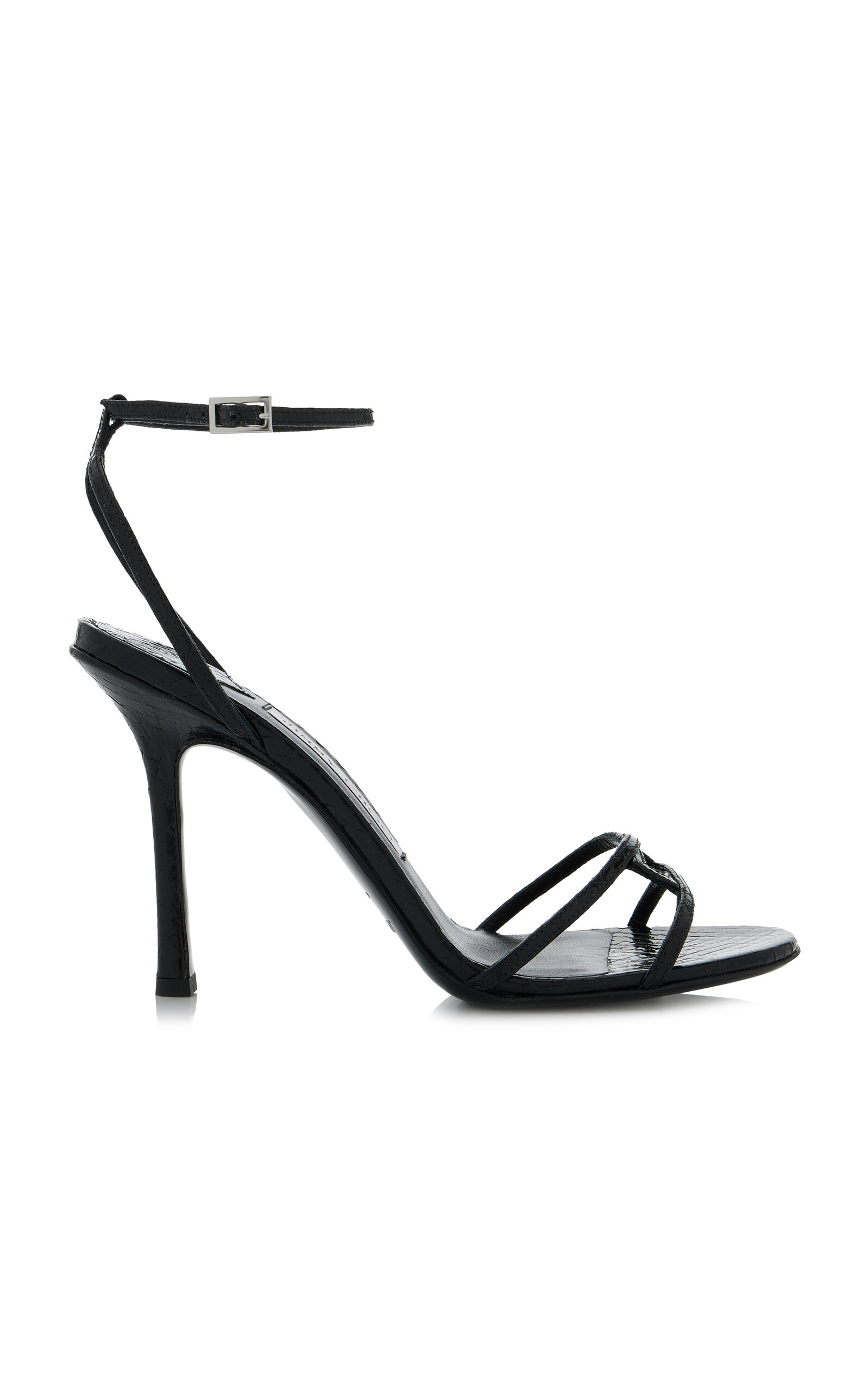 Jimmy Choo Black Leather Heels