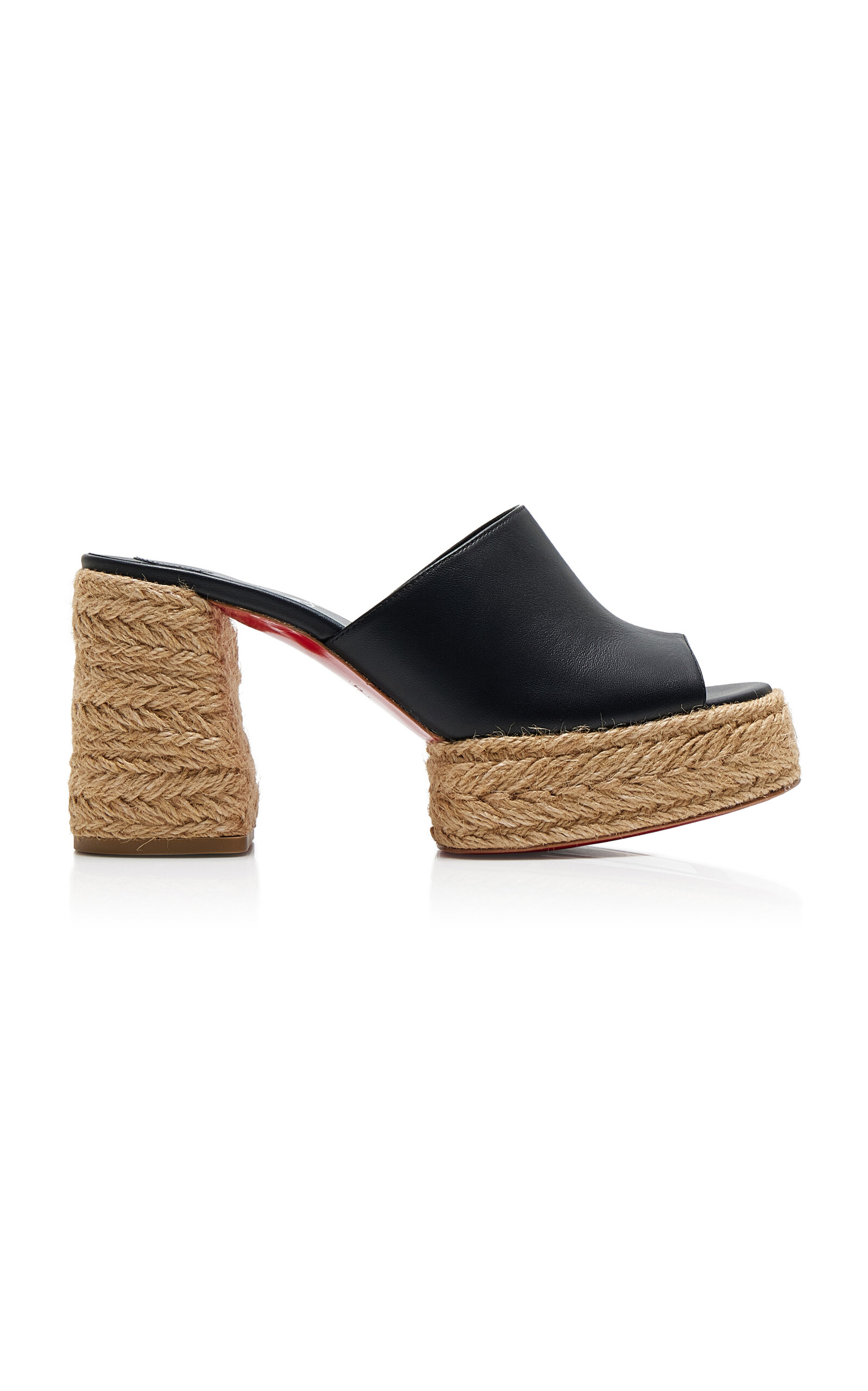 Christian Louboutin Calakala 85mm Leather Platform Mules