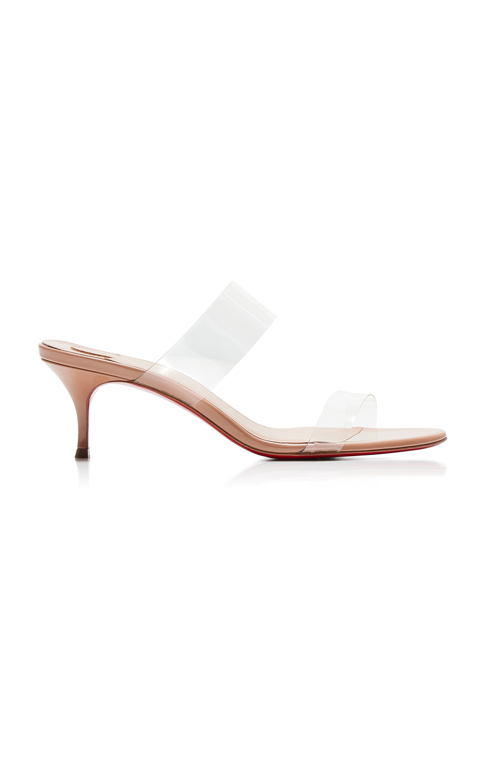 Christian Louboutin Just Nothing 55mm Patent PVC Sandals - Moda Operandi
