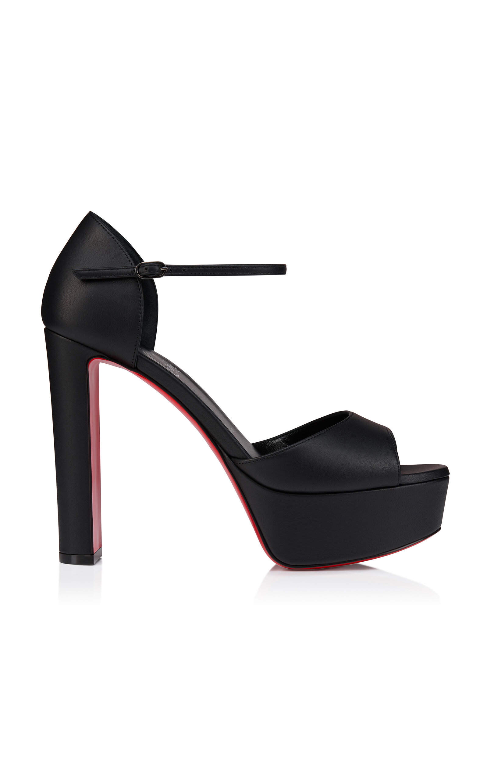 Christian Louboutin Sandaloo 130mm Leather Platform Sandals