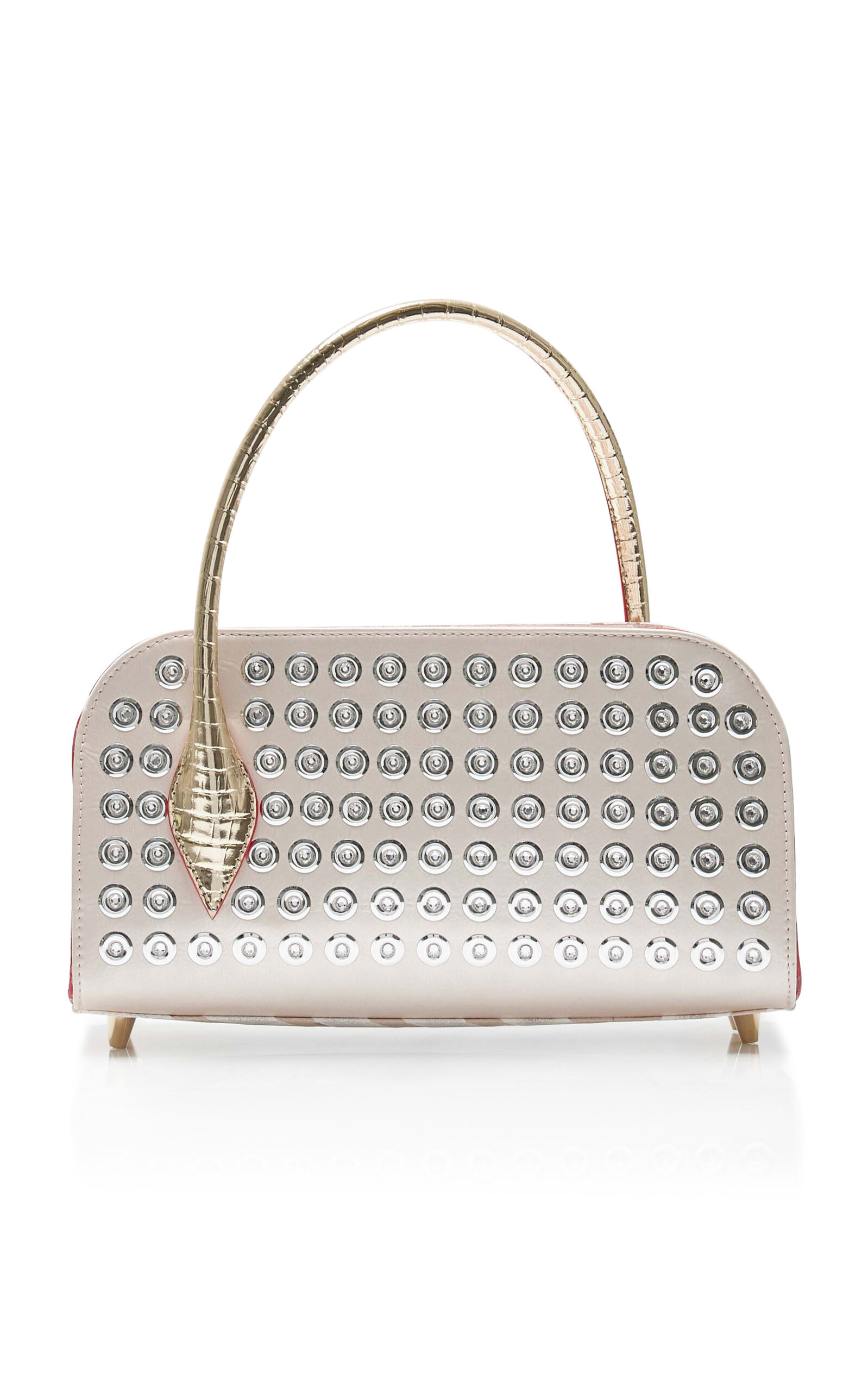 Christian Louboutin Eloise Studded Leather Baguette Bag - Moda Operandi