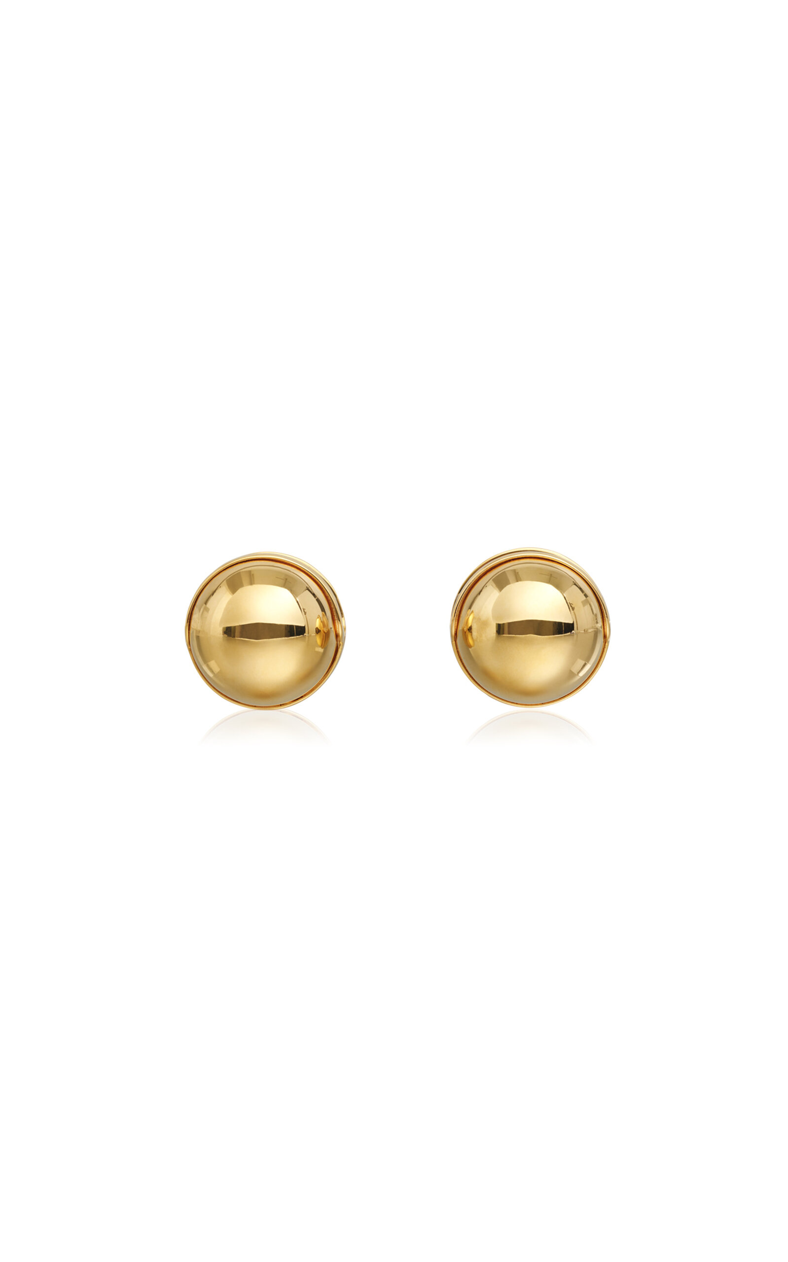 Sphere Gold-Tone Earrings