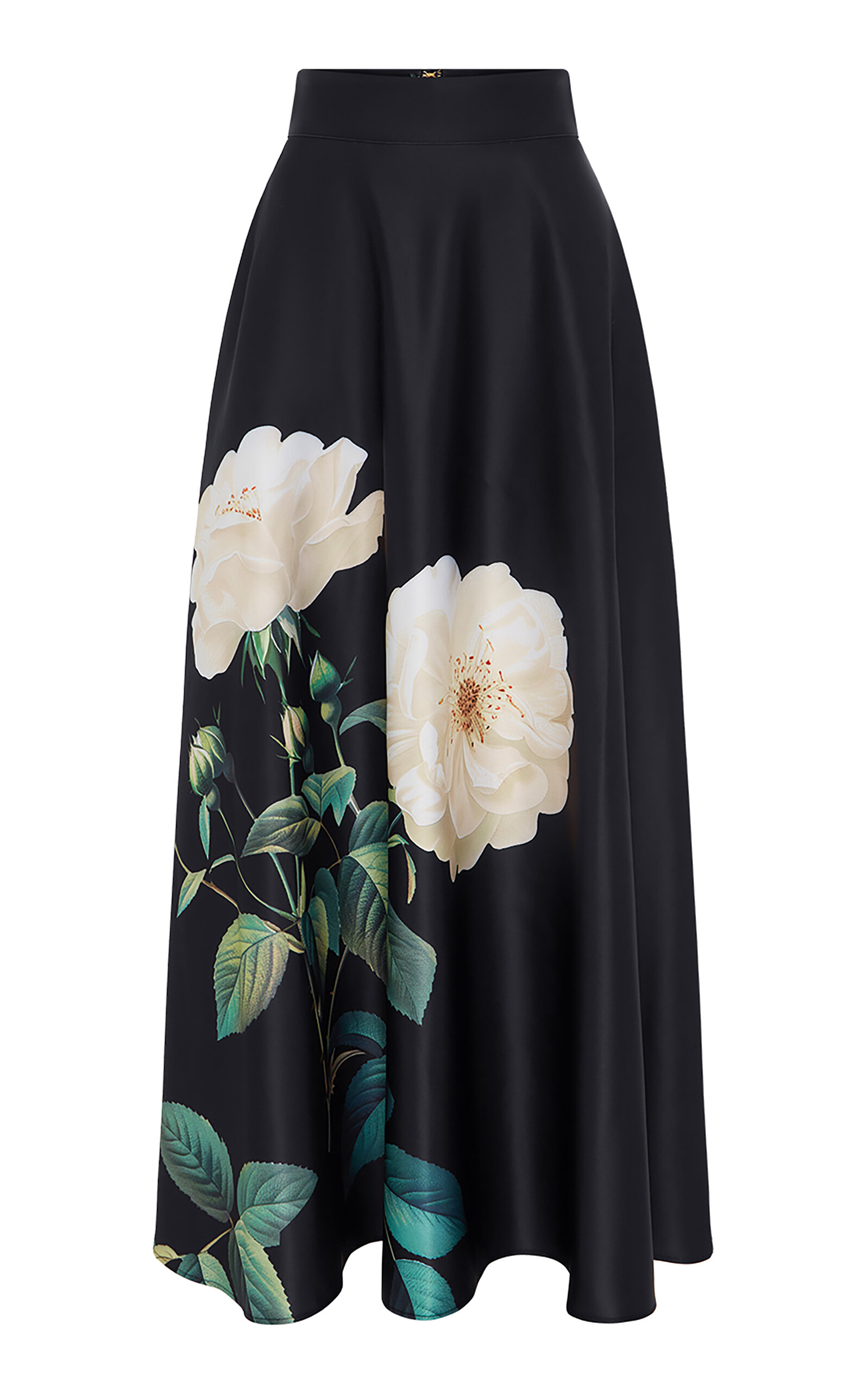 Leo Lin Rosalyn Satin Maxi Skirt