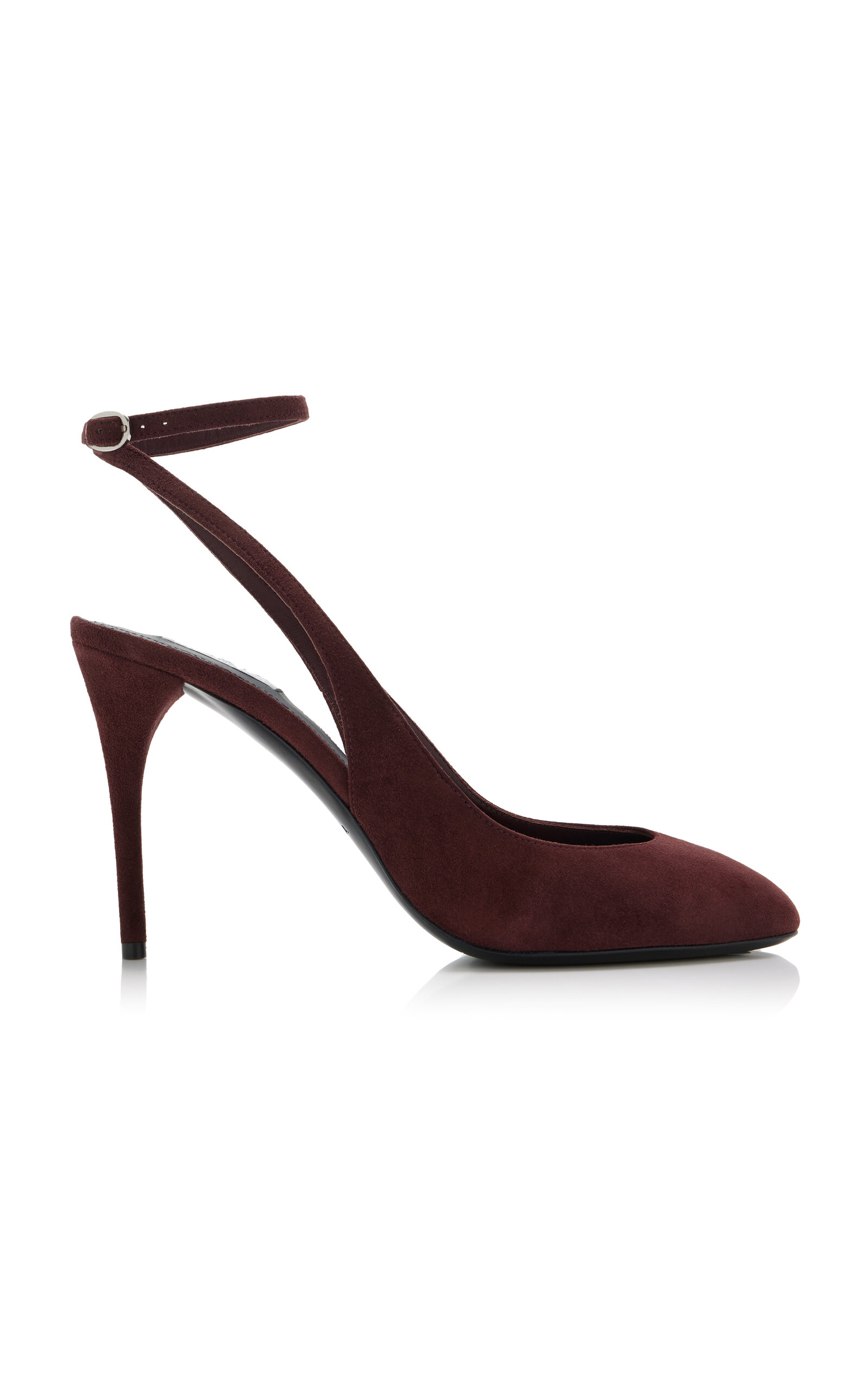 ALAÏA Decollete Suede Slingback Pumps