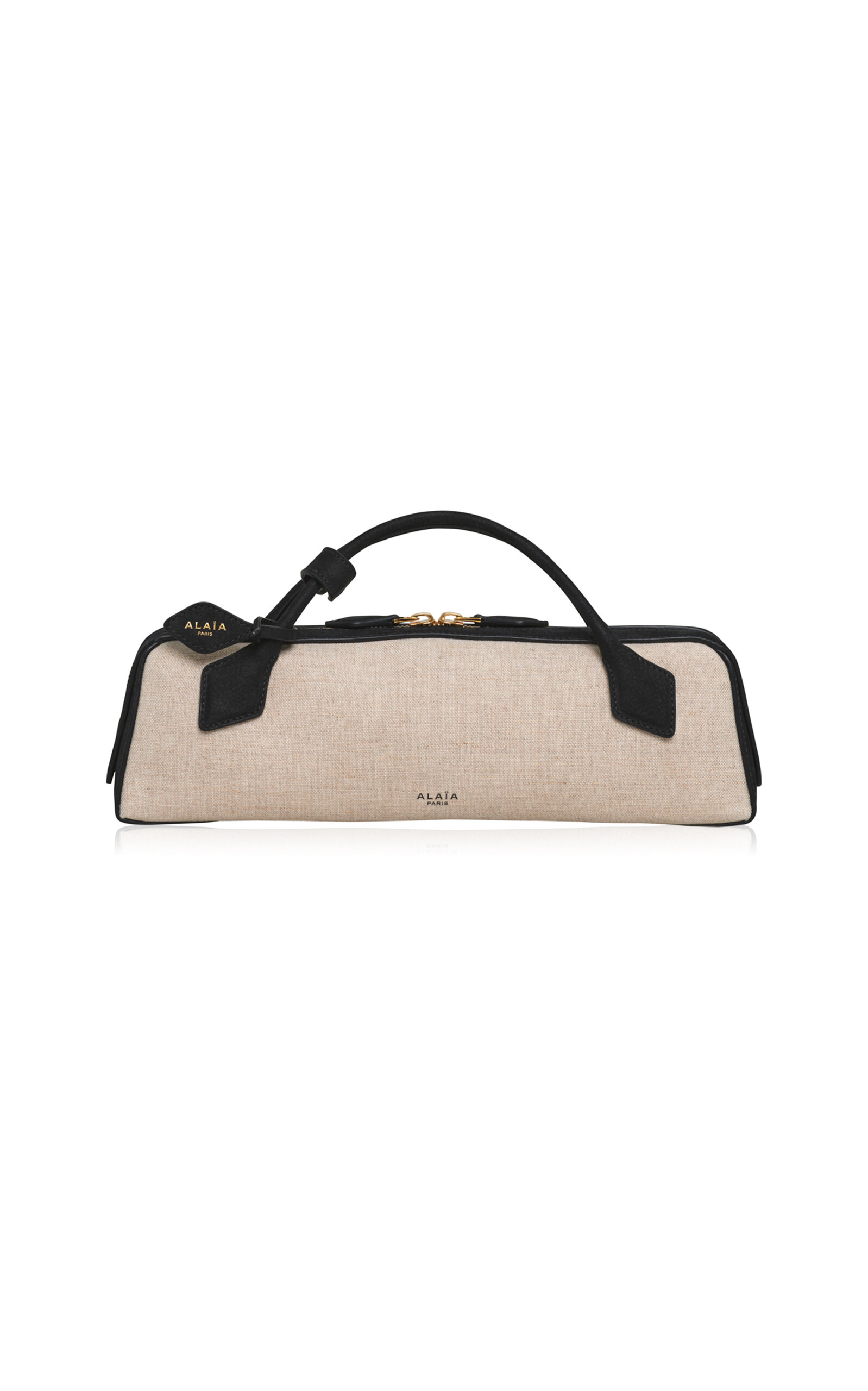 ALAÏA Le Teckel Canvas Clutch - Women's Bags
