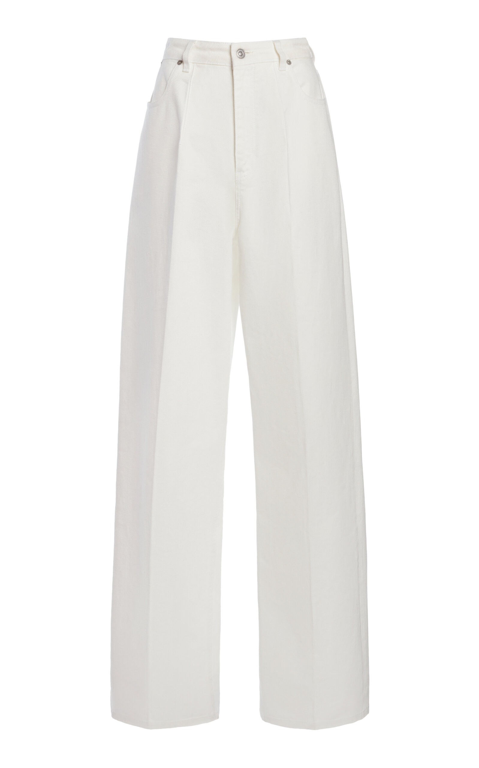 Rigid High-Rise Straight-Leg Jeans