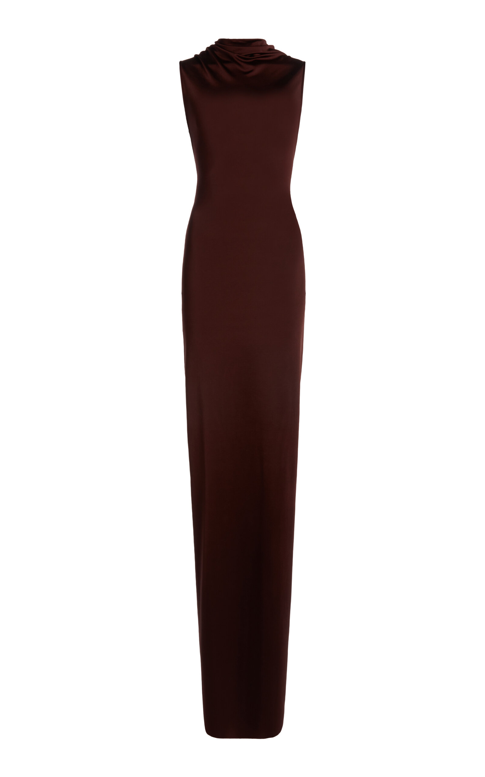 Victoria Beckham Twisted Jersey Maxi Dress