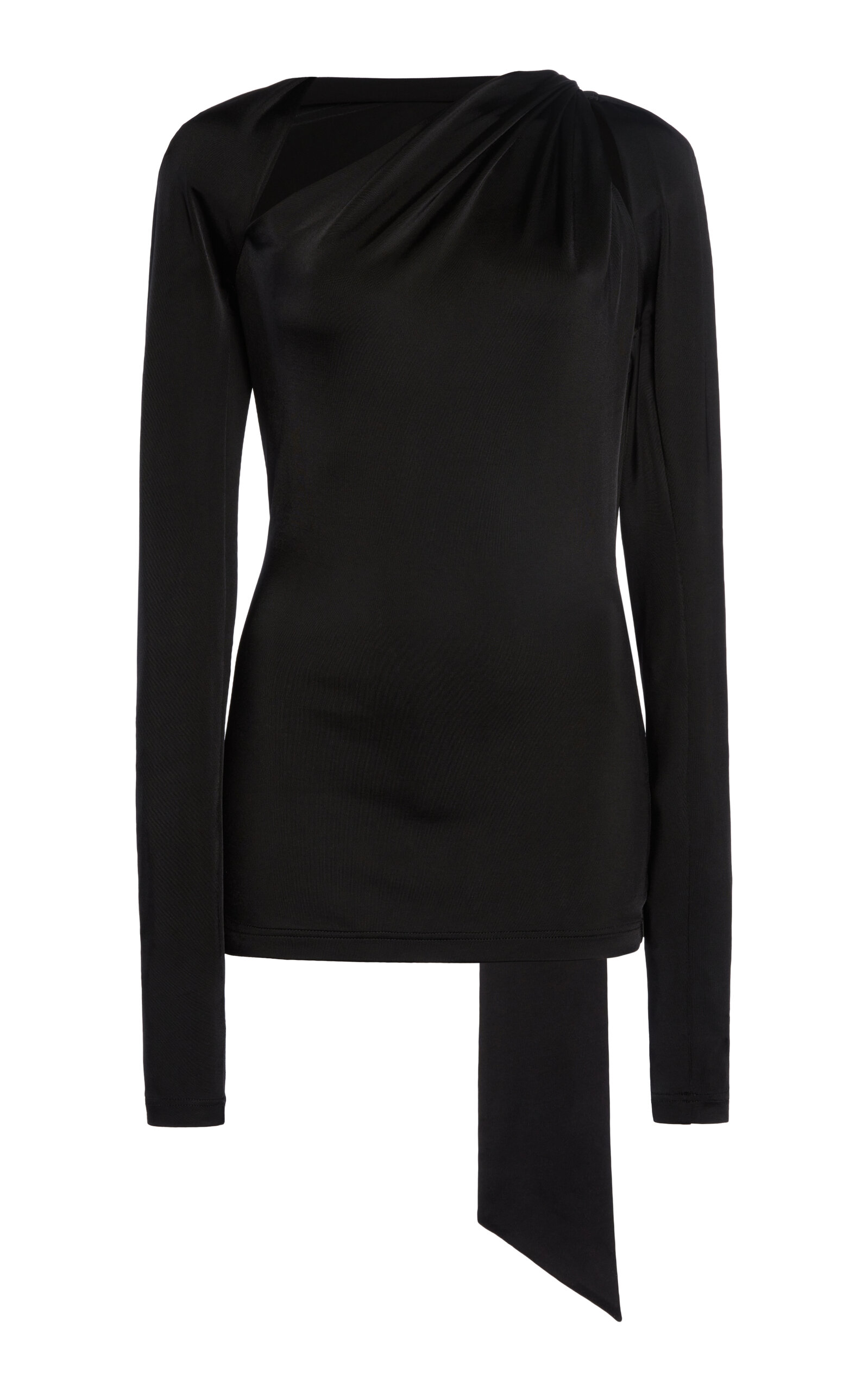 VICTORIA BECKHAM ASYMMETRIC JERSEY TOP 
