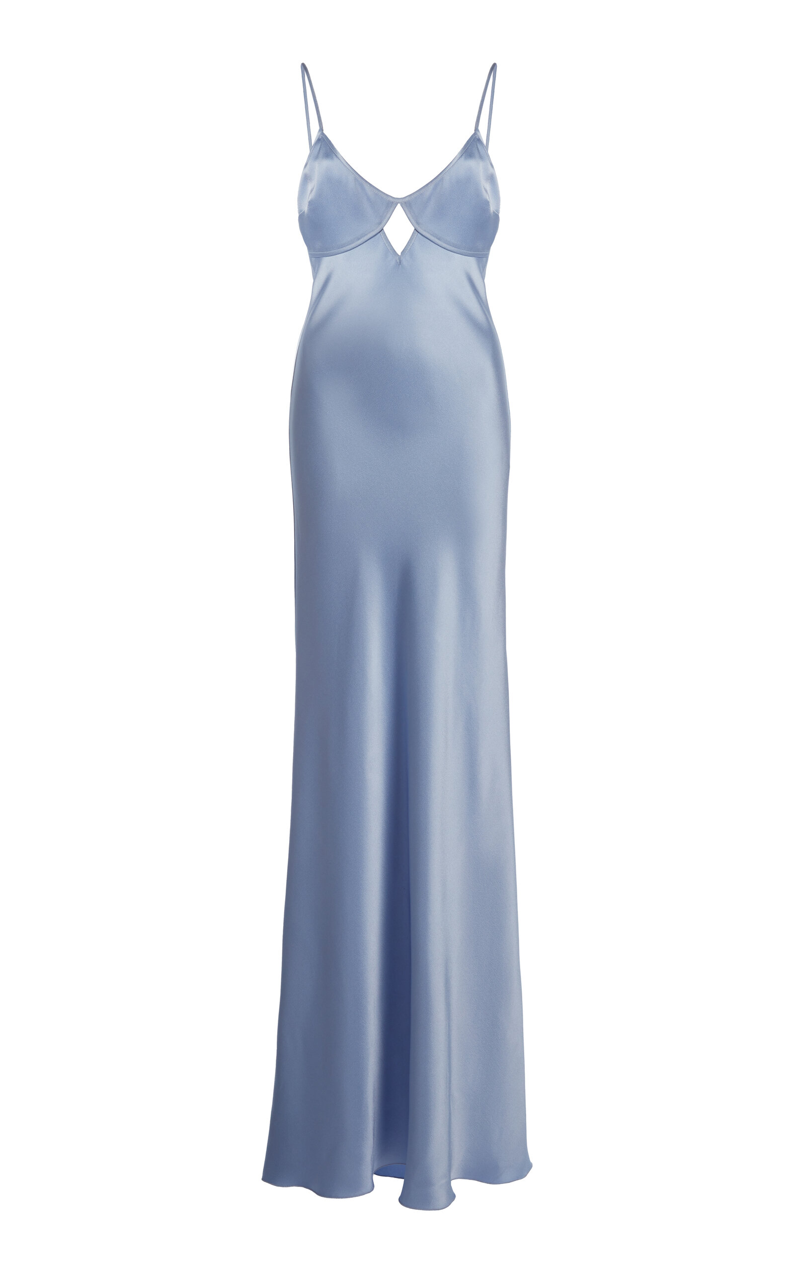 VICTORIA BECKHAM CUTOUT SATIN GOWN